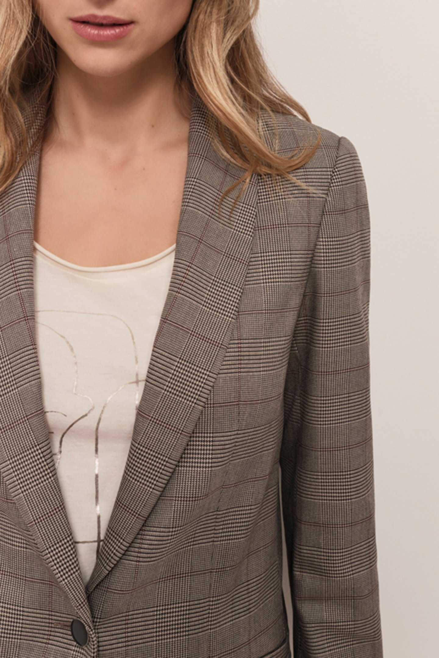 VOICE - PLATINUM SUIT JACKET WITH PRINCE OF WALES CHECK PATT 4