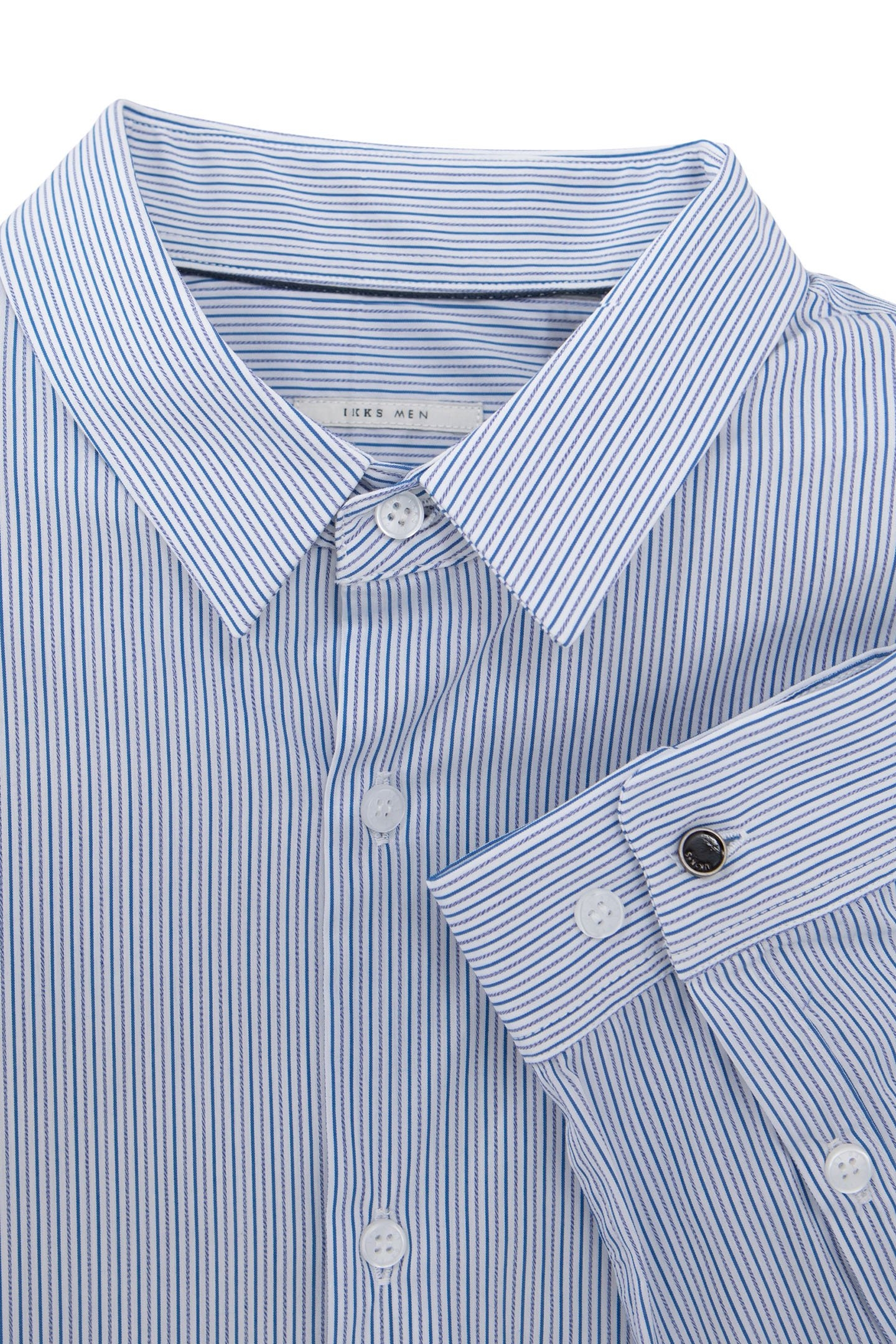 OFF-WHITE SLIM SHIRT WITH TWO-TONE STRIPES 7