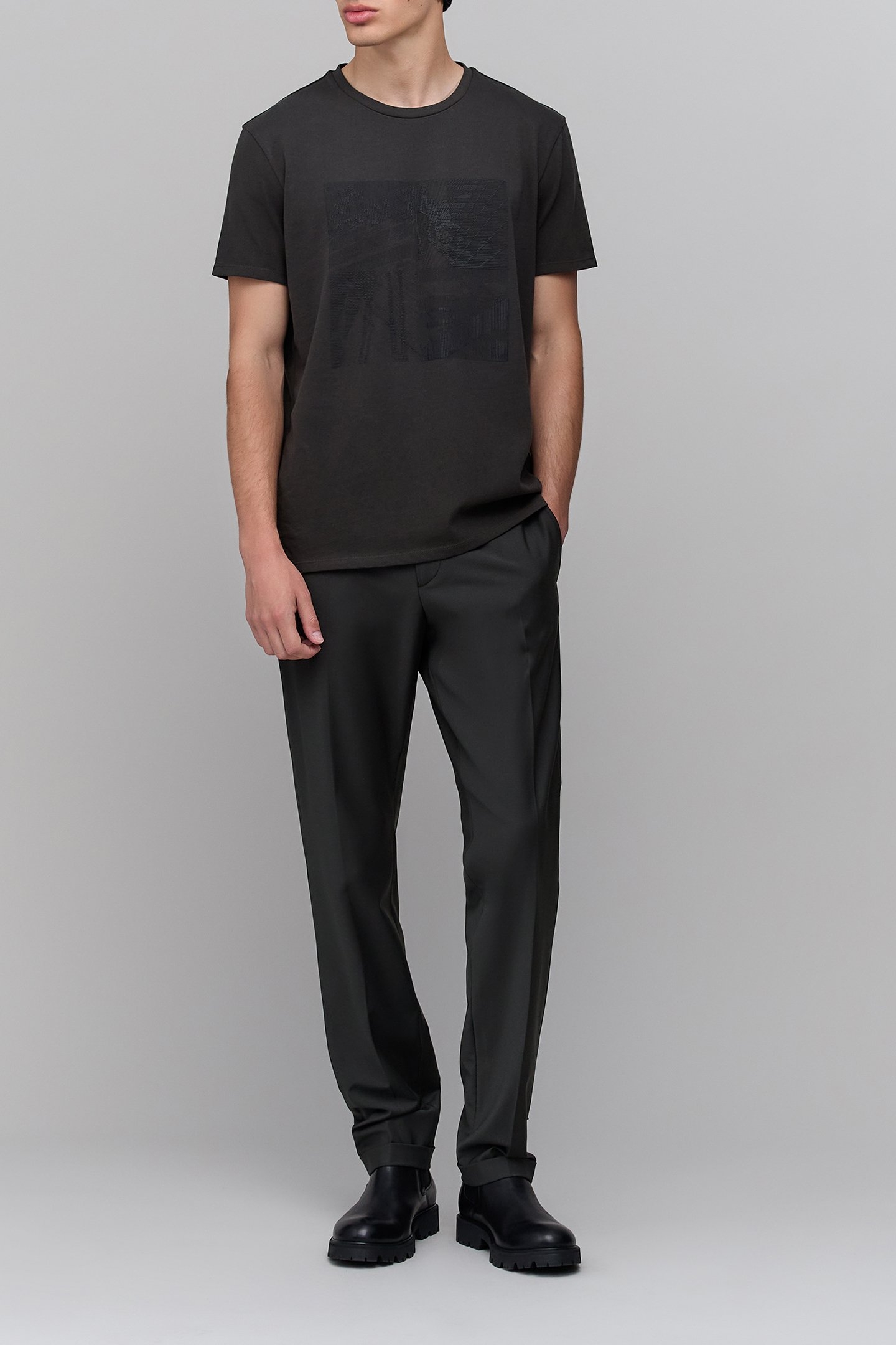 ULTRA MOBILITY KHAKI SUIT TROUSERS 3