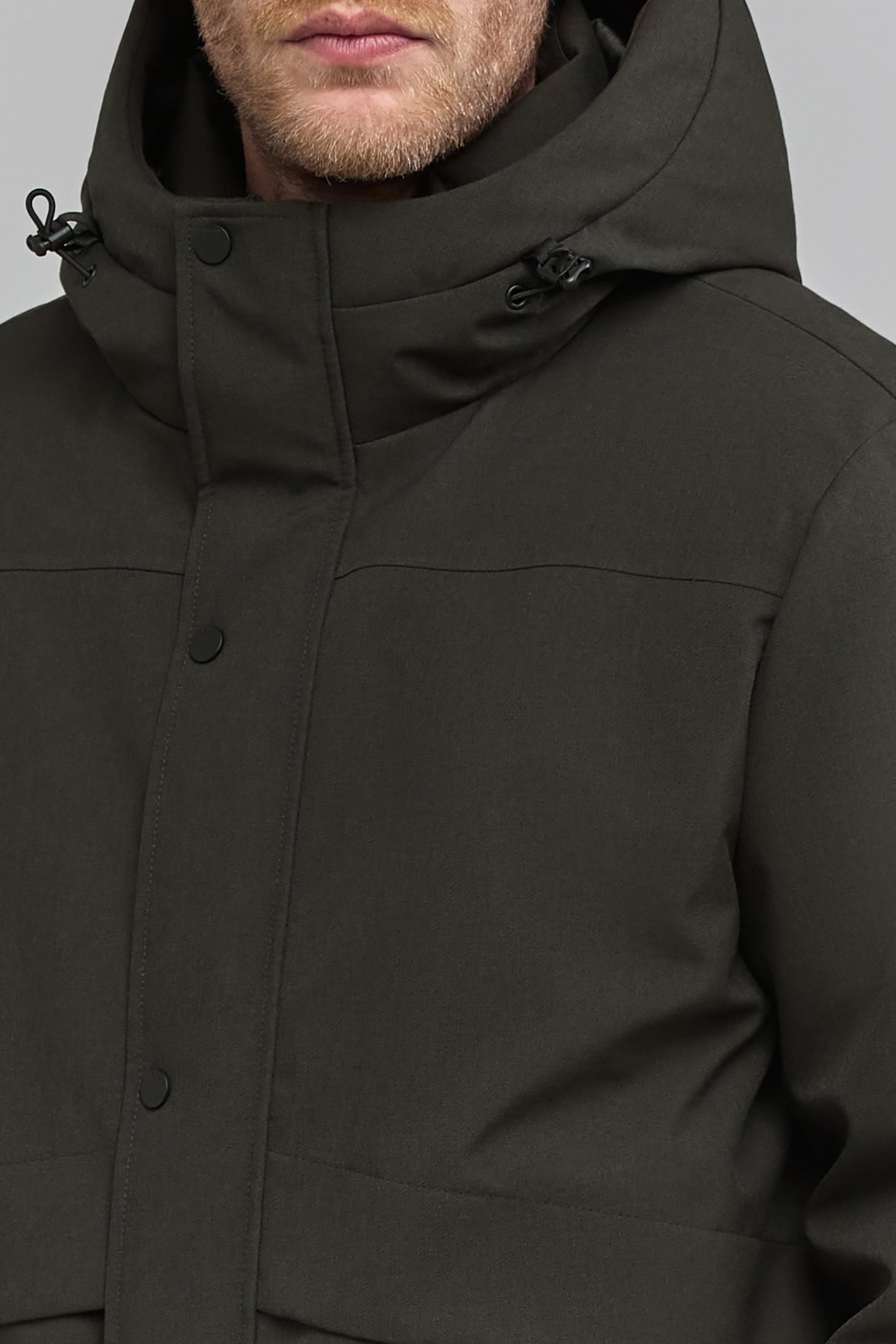 WATERPROOF BREATHABLE GRANULATED NYLON KHAKI JACKET 5