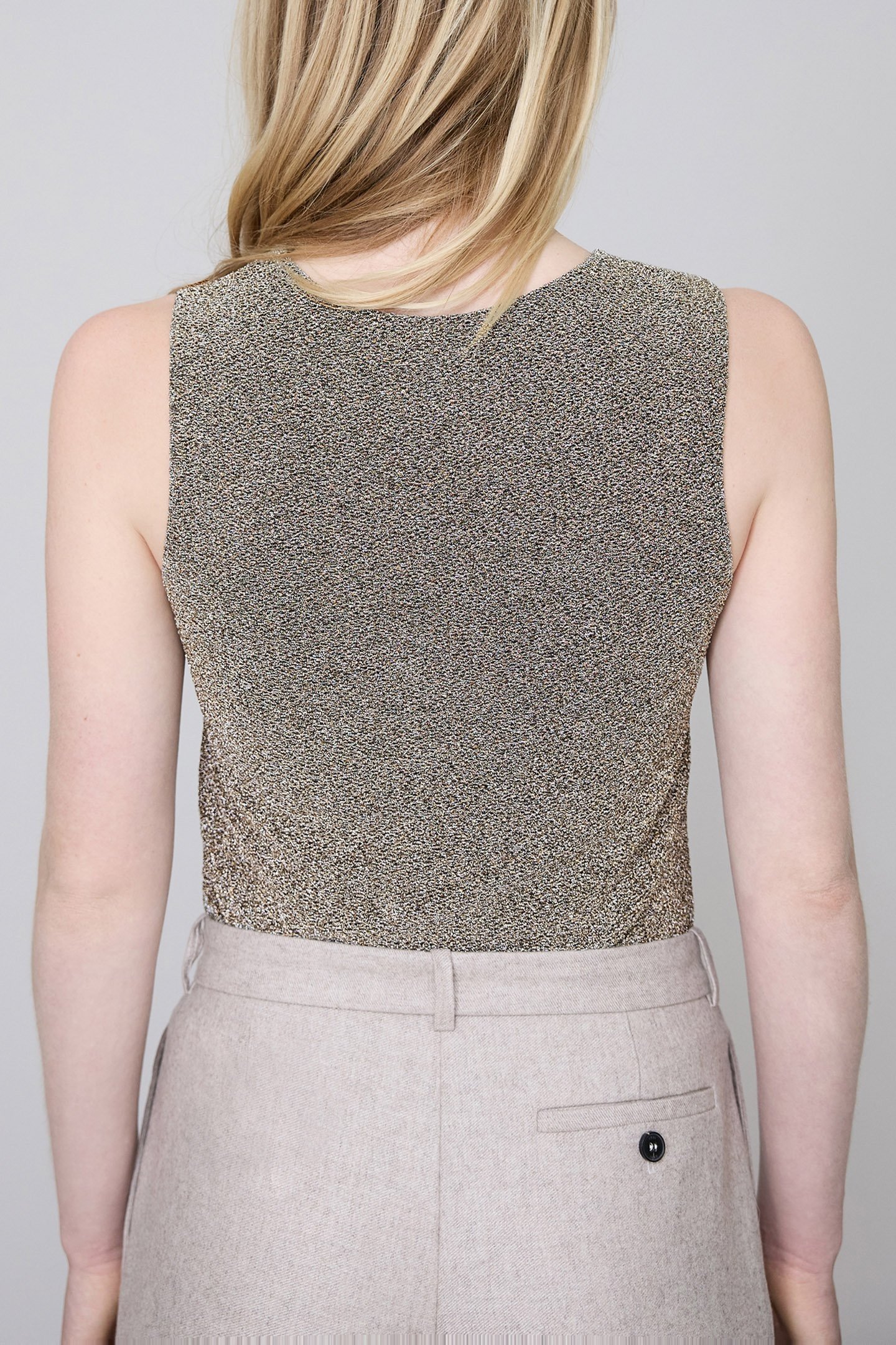 PURE EDITION-ASYMMETRICAL LUREX MESH  TOP 5