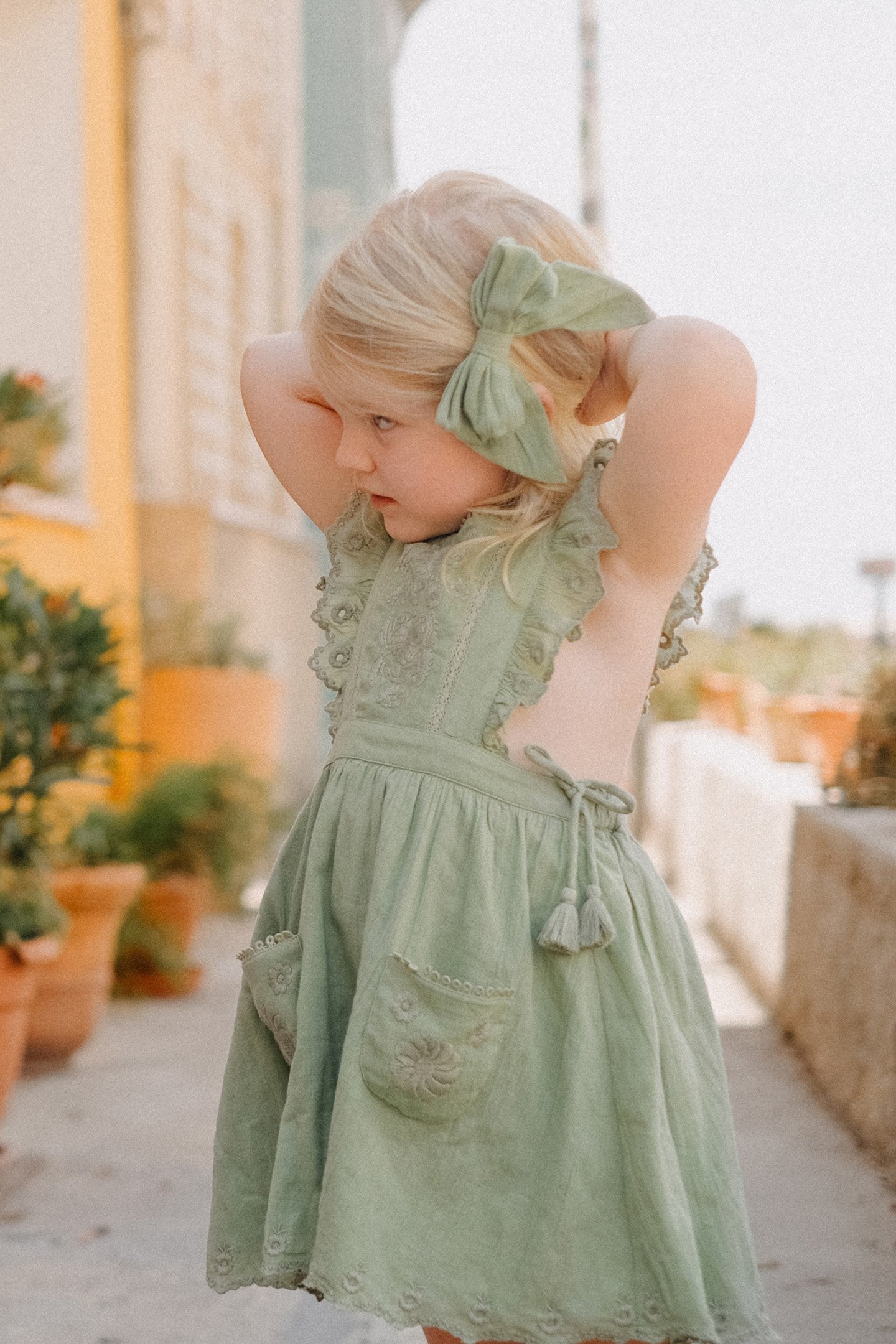 DRESS HUGUETTE OLIVE 5