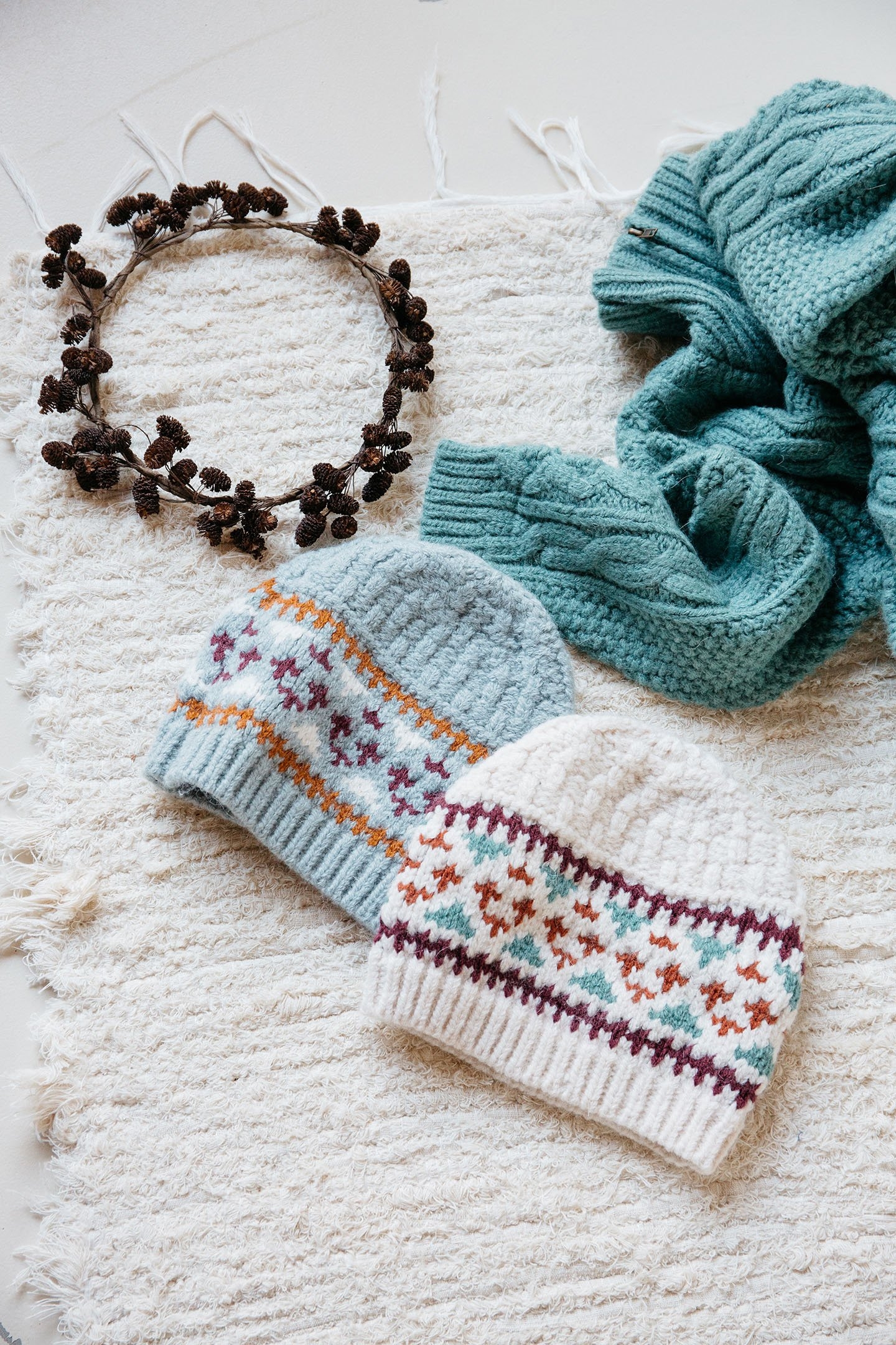 BEANIE MICHEL CREAM 5