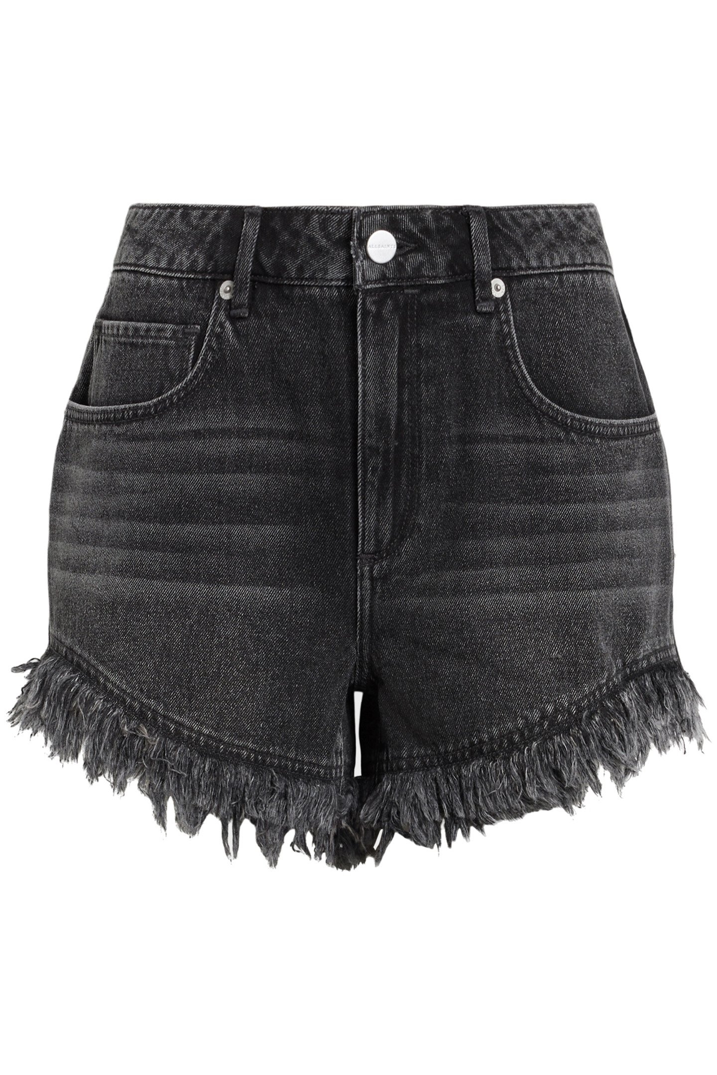 ASTRID FRAY SHORT WASHED BLACK 4