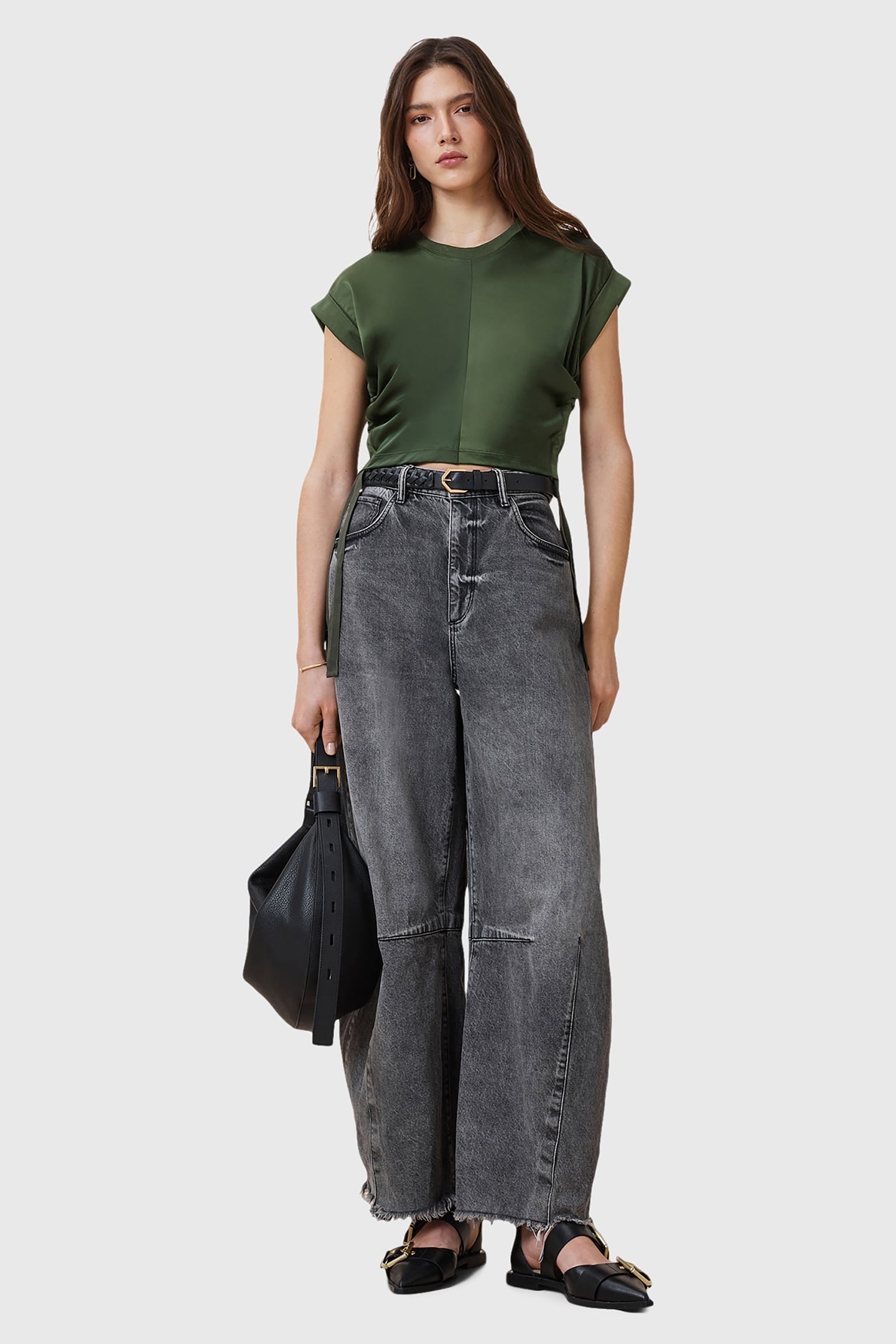 MIRA SATIN TEE RIFLE GREEN 5