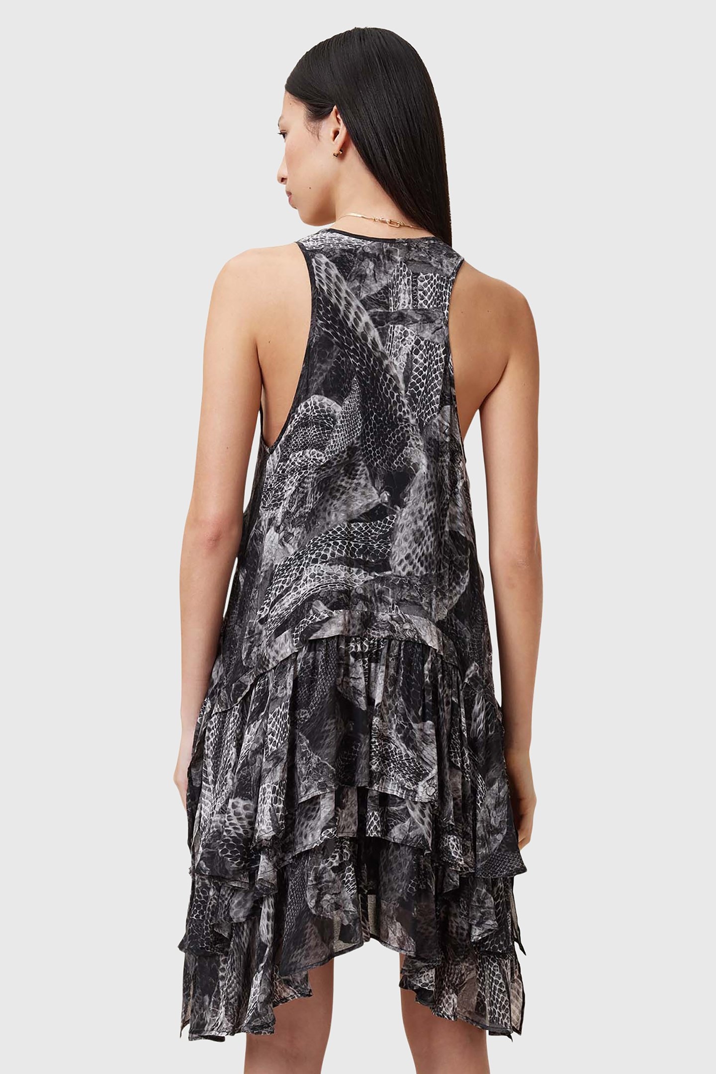 CAVARLY MINI DRESS EVOLVE SLATE GREY 2