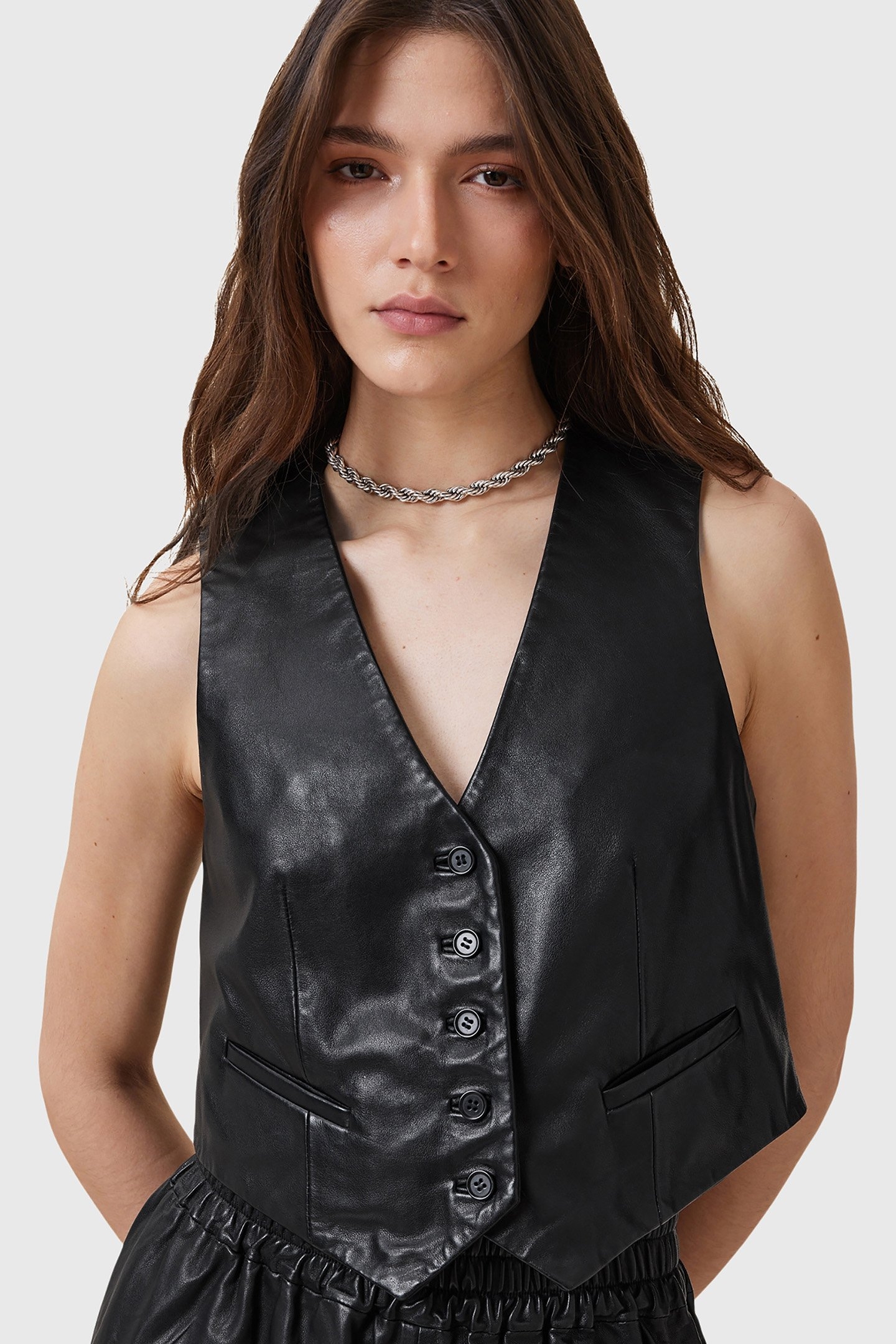 ARLA LEA WAISTCOAT BLACK 6