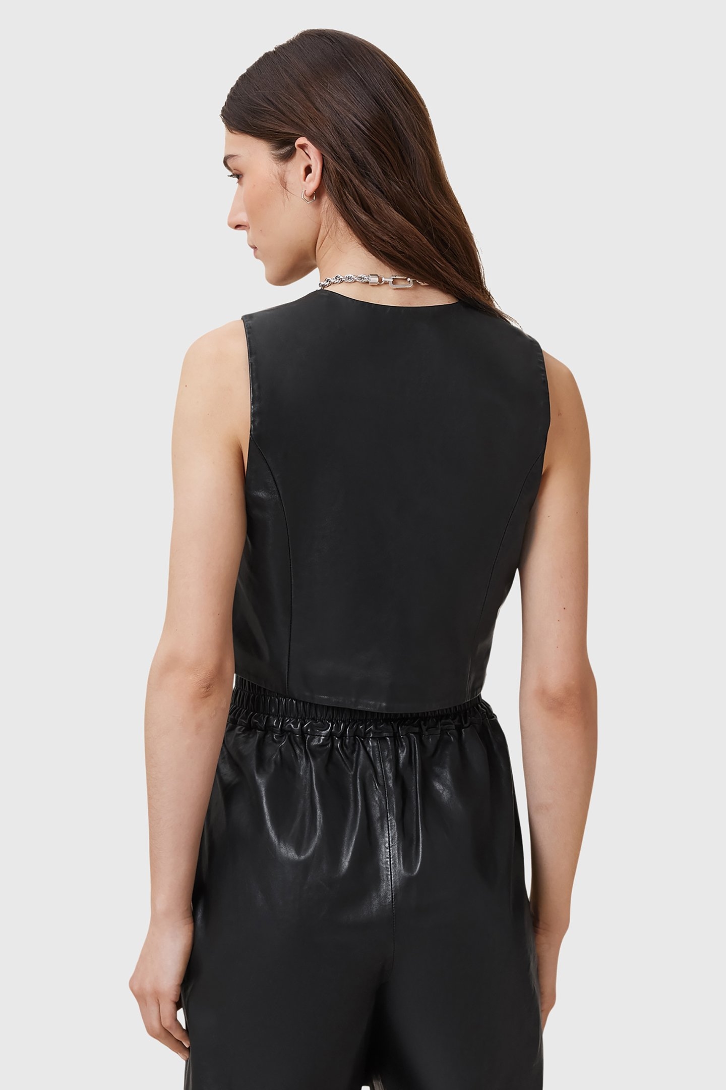 ARLA LEA WAISTCOAT BLACK 2