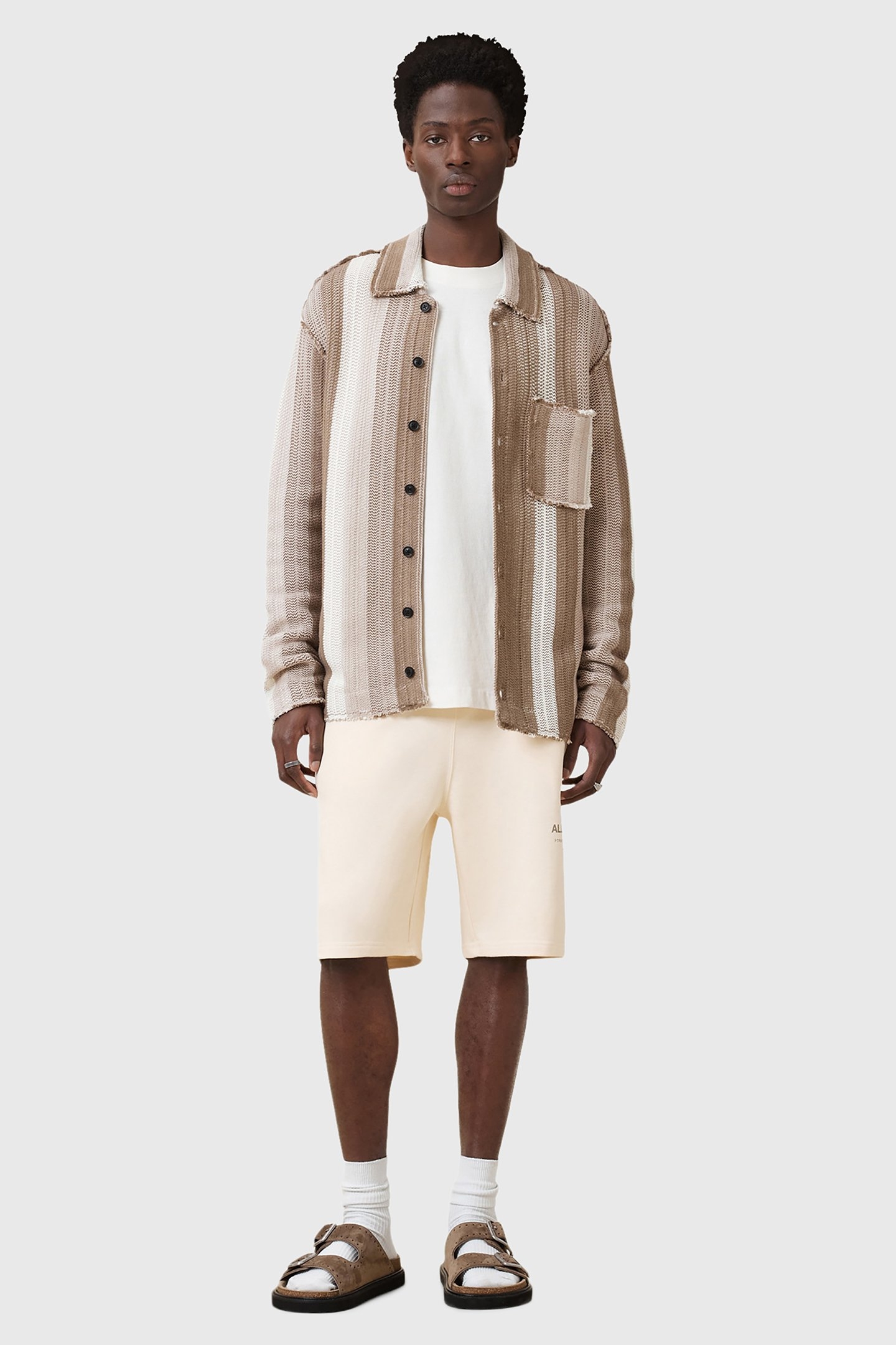 UNDRGRND SWEATSHORT SANDY WHITE 3