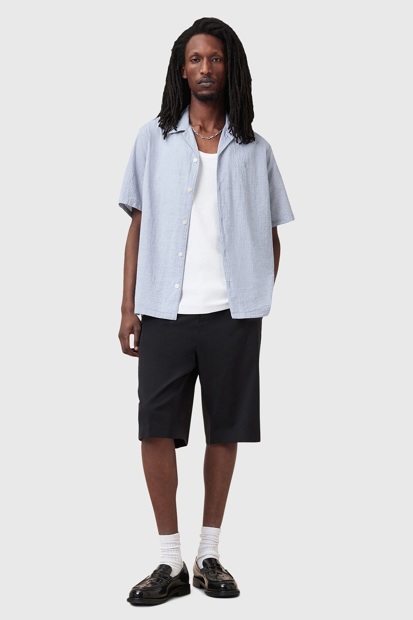 VALMER SS SHIRT BLUEBERRY BLUE 3