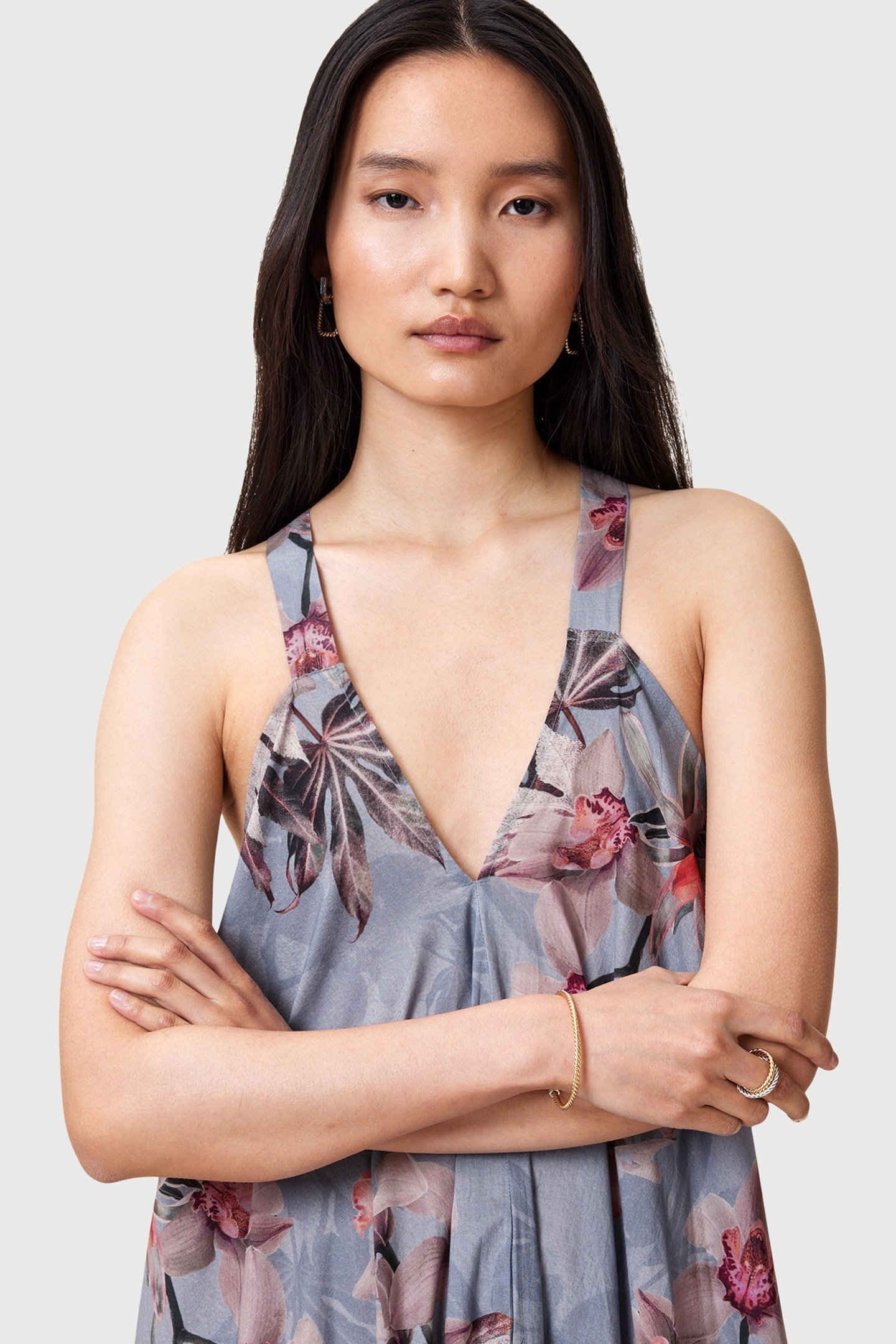 LIL DRESS ADENA DUSTY BLUE 3