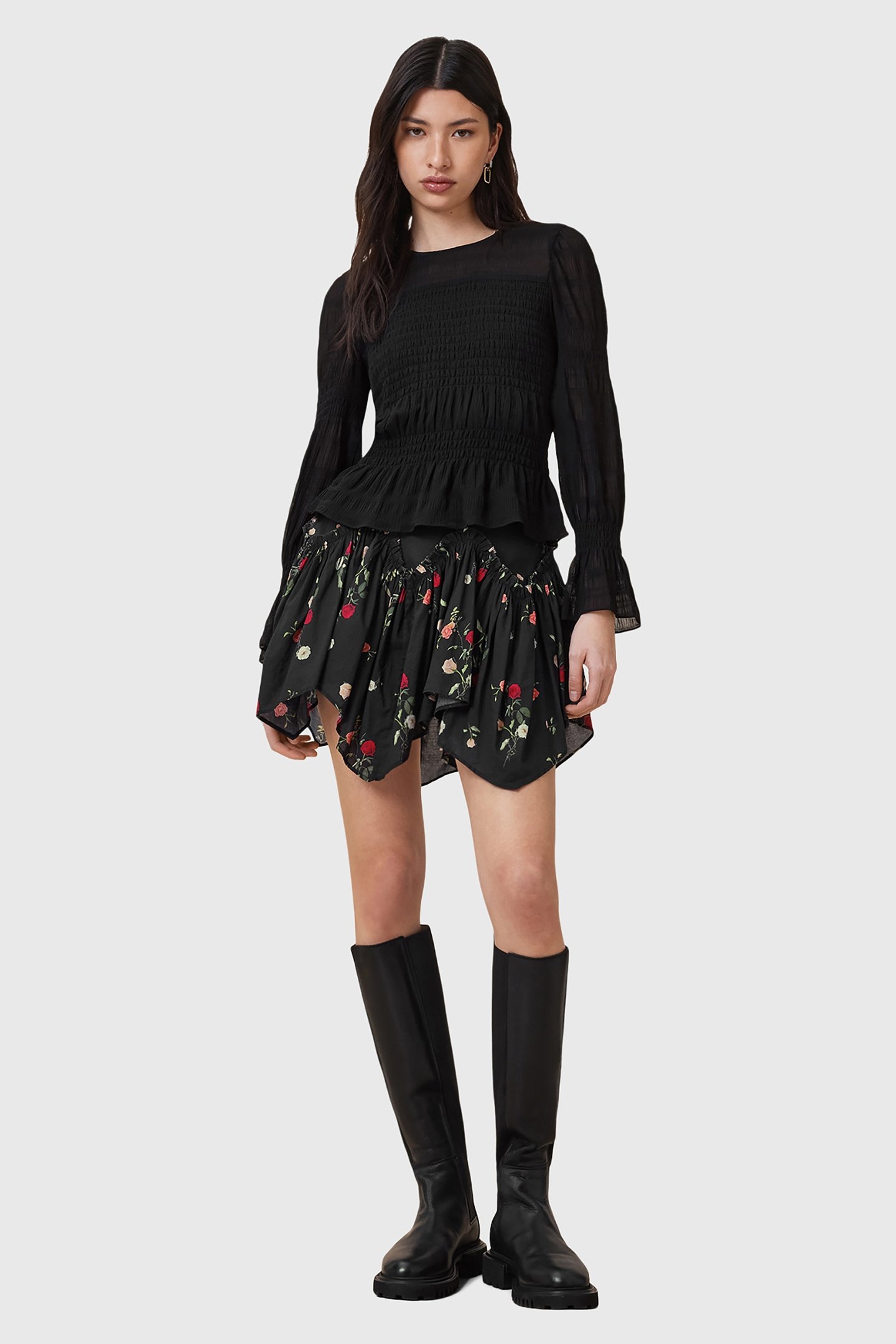 DELILAH SKIRT BRIAR BLACK 3