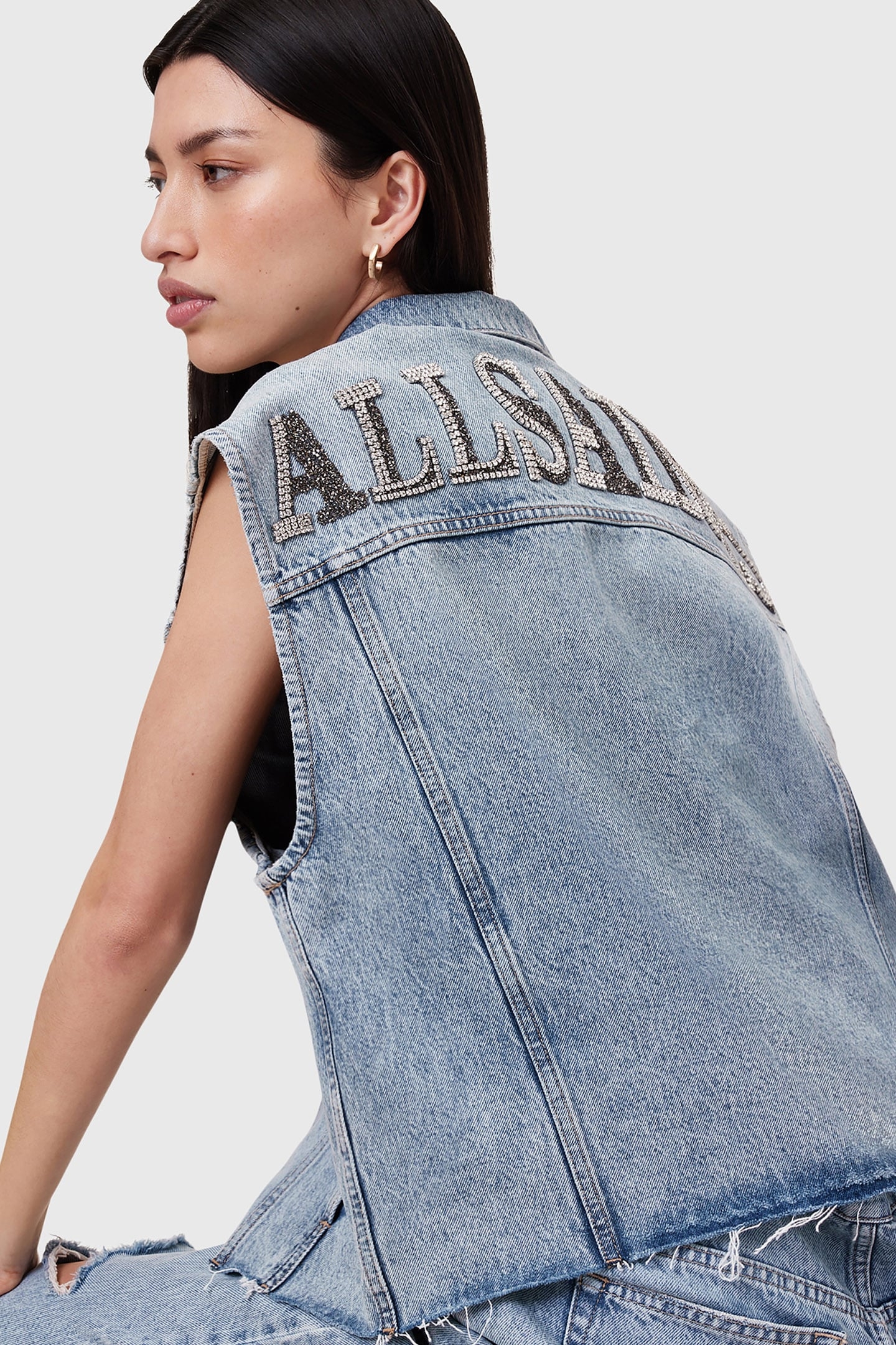 LAURA EMB SL JACKET LIGHT INDIGO 6