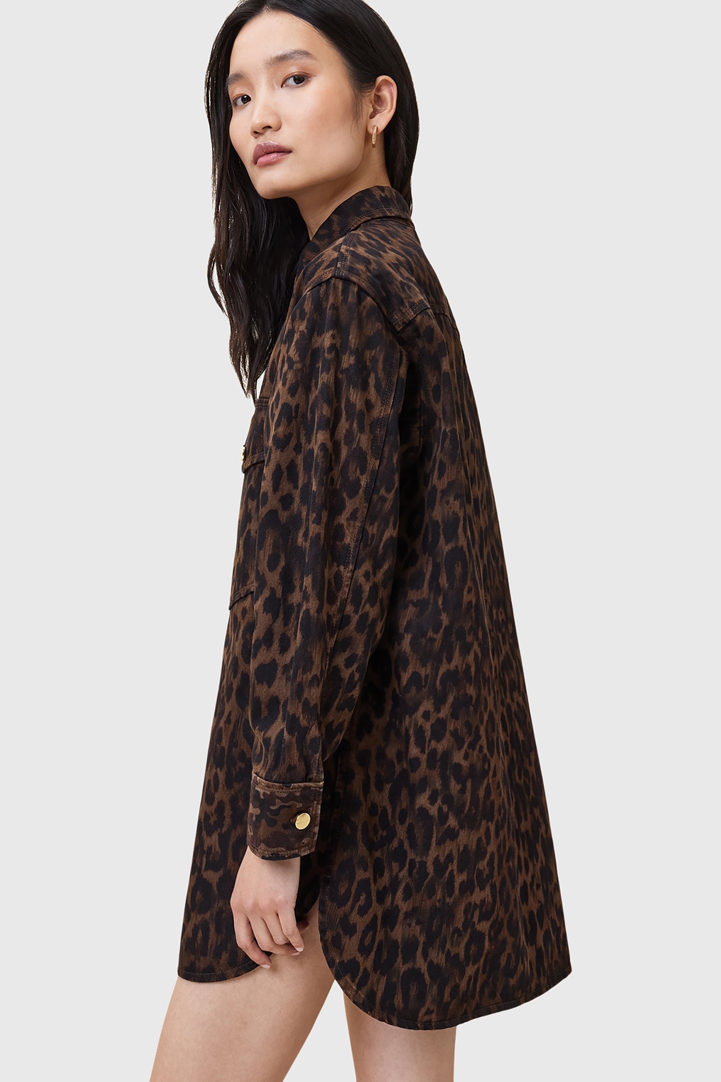 FAYE SHACKET DRESS CAMO BROWN 6