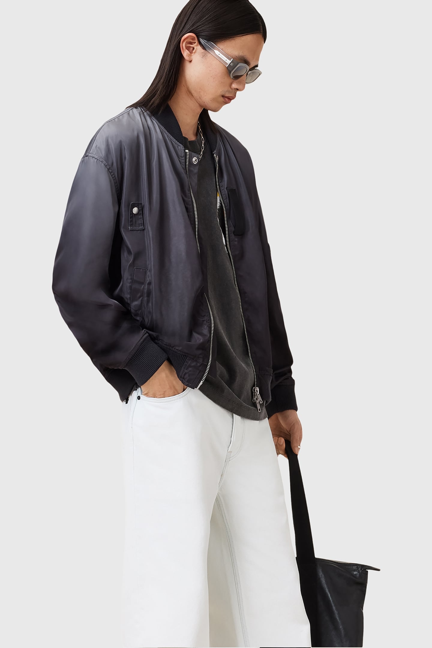 CASCADE BOMBER WASHED BLACK 6