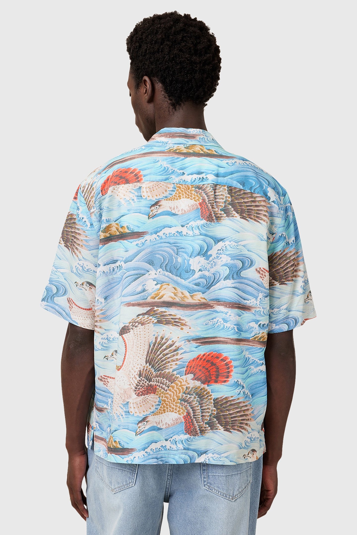 CORSICAN SS SHIRT WILLOW BLUE 2