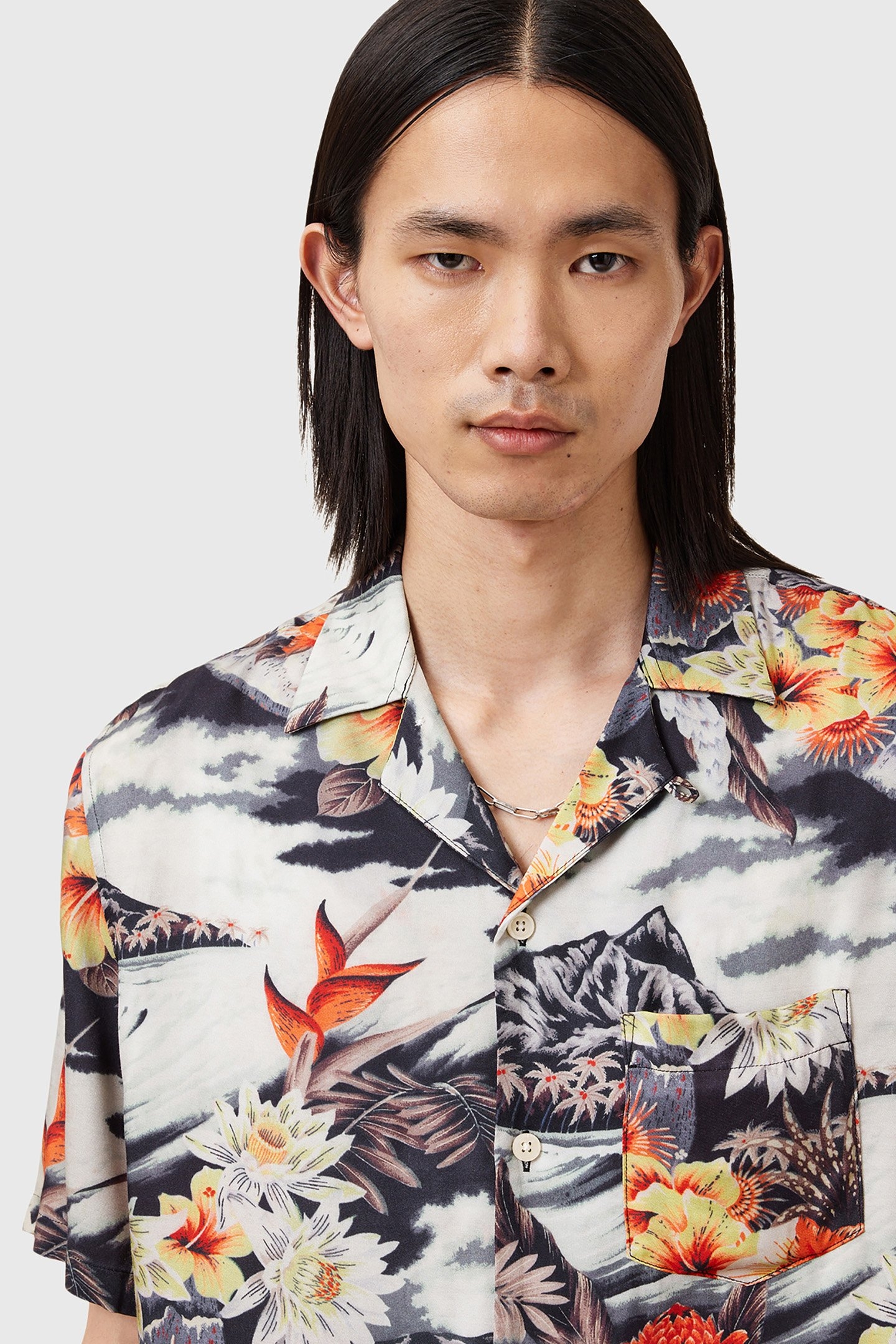 OSCANI SS SHIRT JET BLACK 7