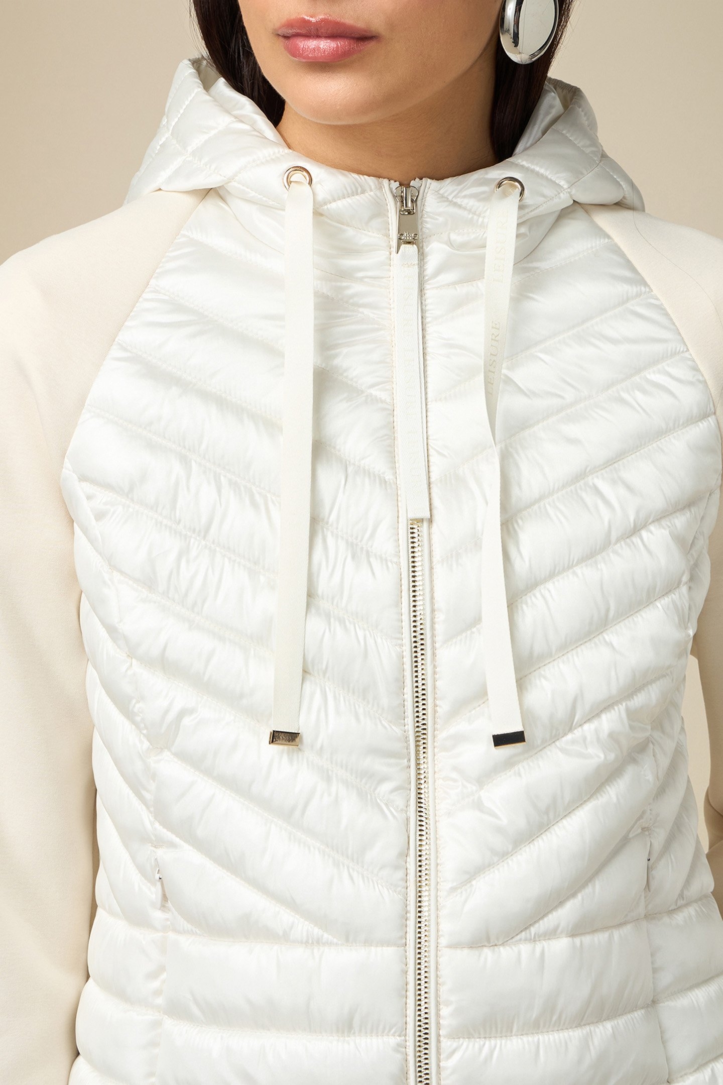 LIGHTWEIGHT COMBINED DOWN JACKET WHITE 4