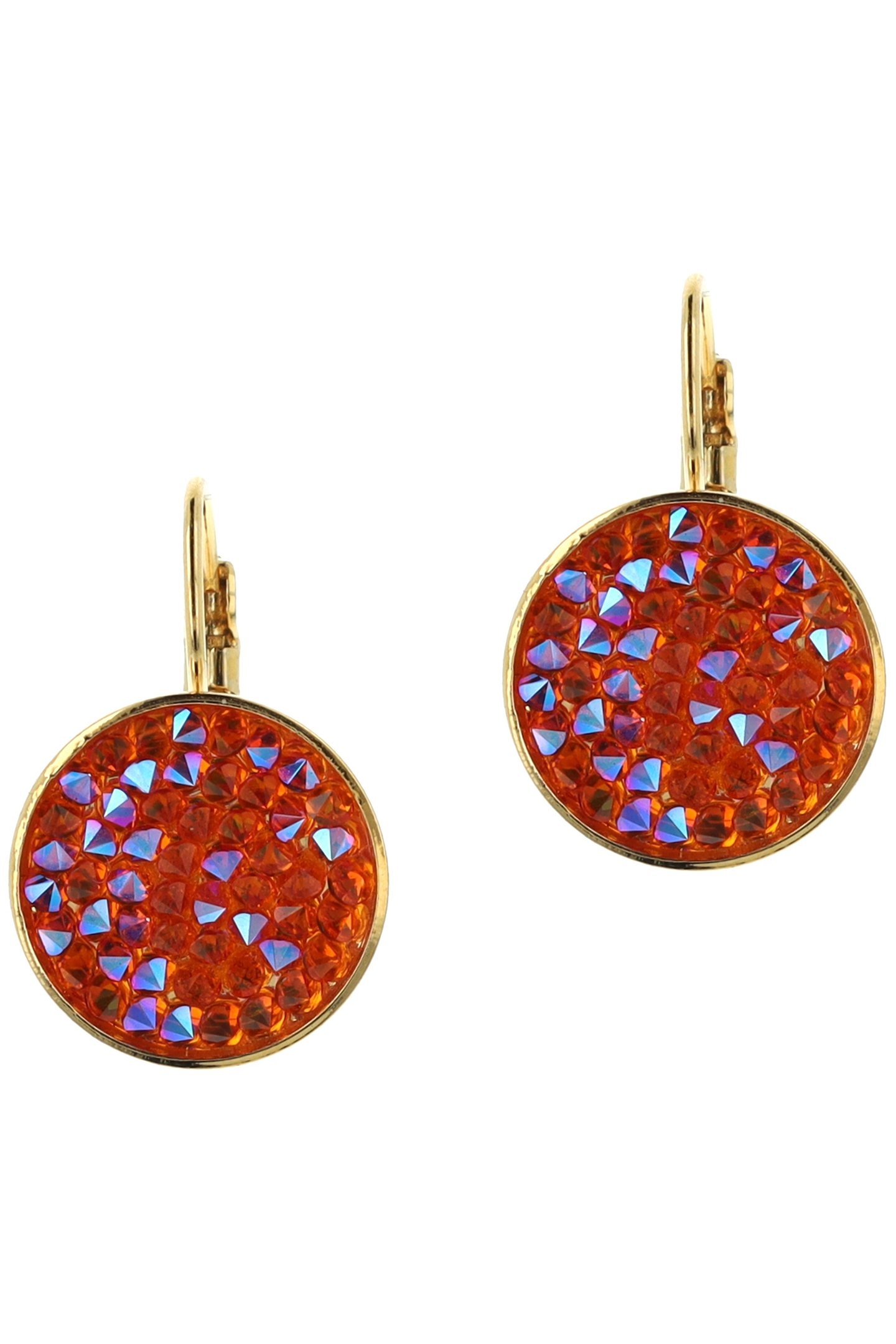 CLASSIC ROCKS EARRINGS ORANGE 1