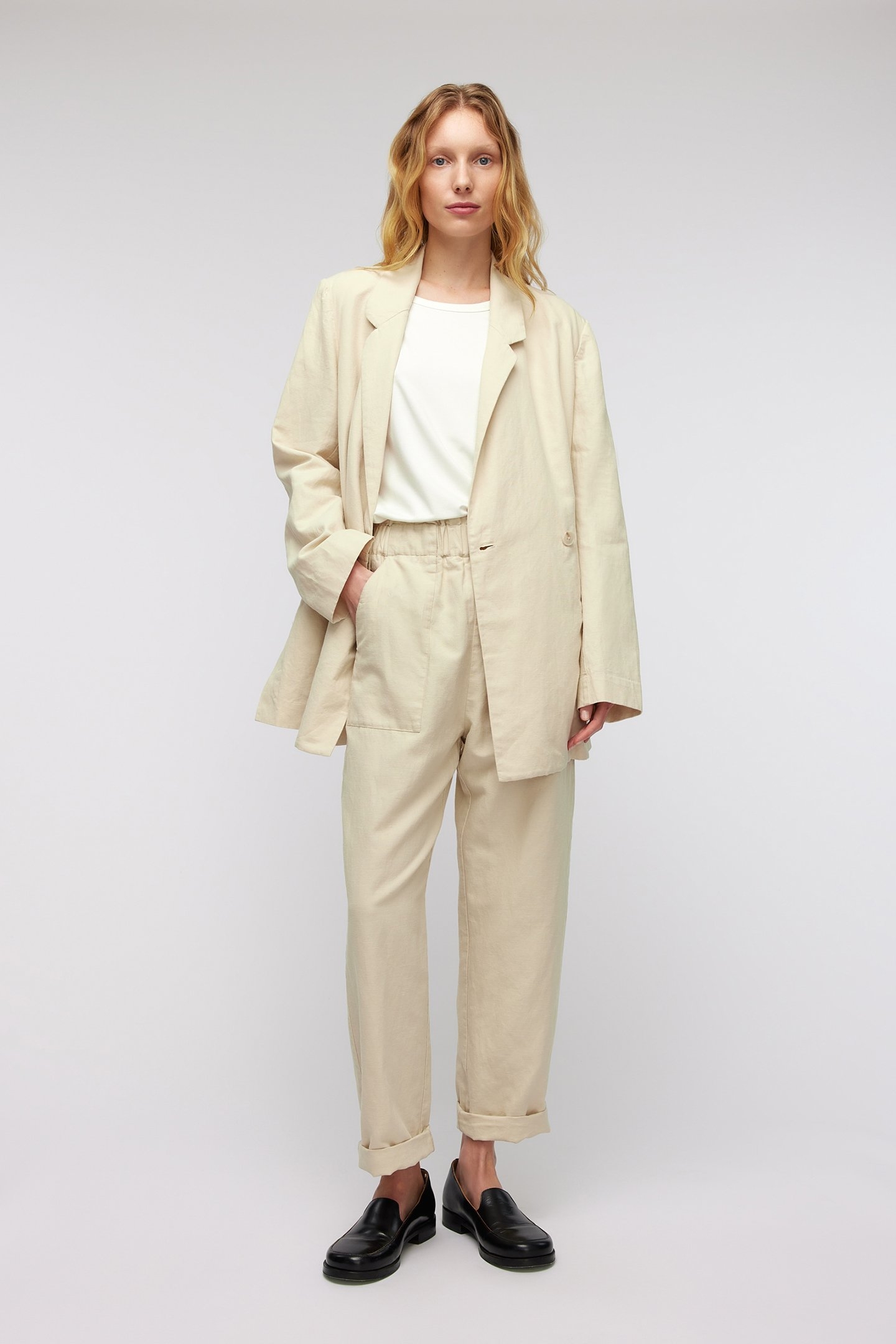 KELSEY BLAZER SAND 6
