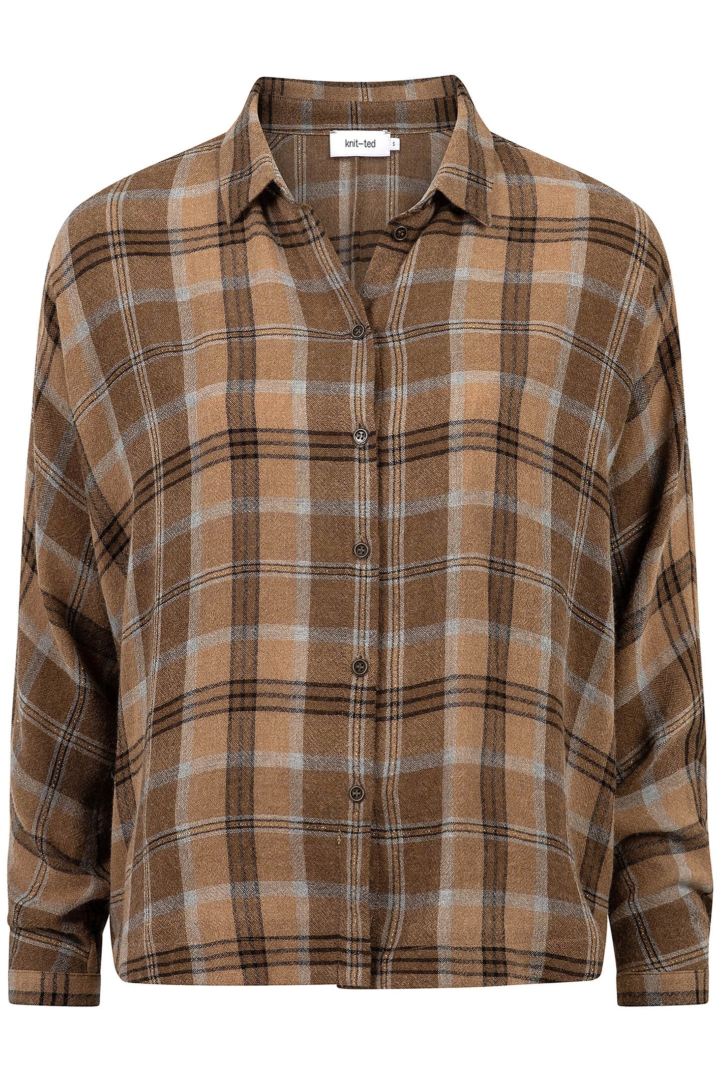 DAISY BLOUSE BROWN 4