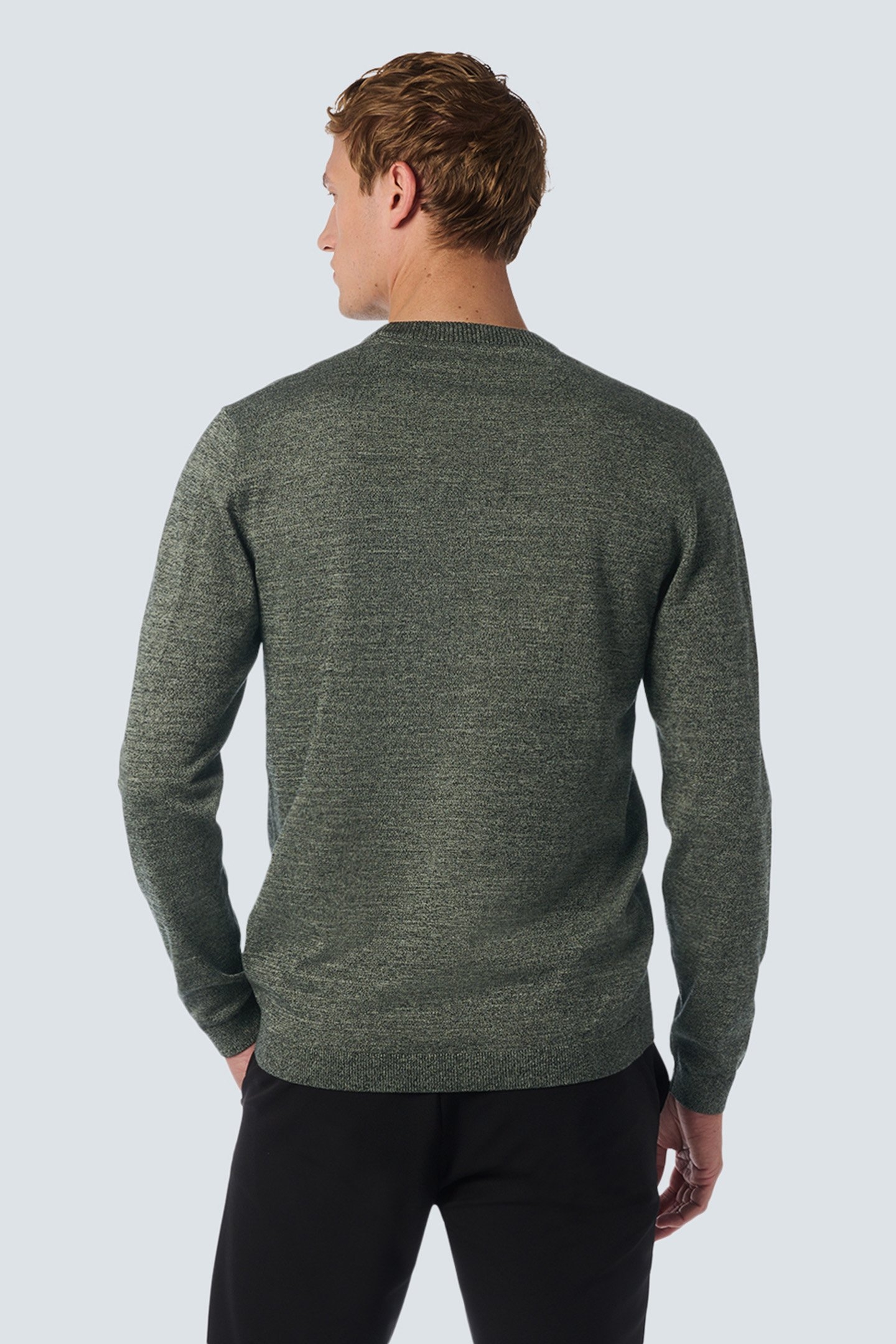 PULLOVER CREWNECK 2 COLOURED MELANGE SMOKE 2