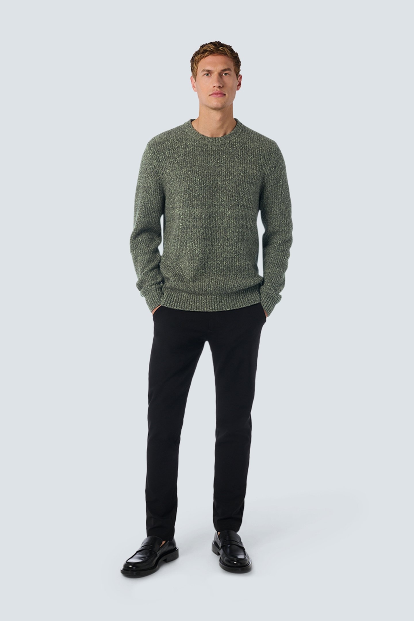 PULLOVER CREWNECK 2 COLOURED SOFT STRETCH SMOKE 3