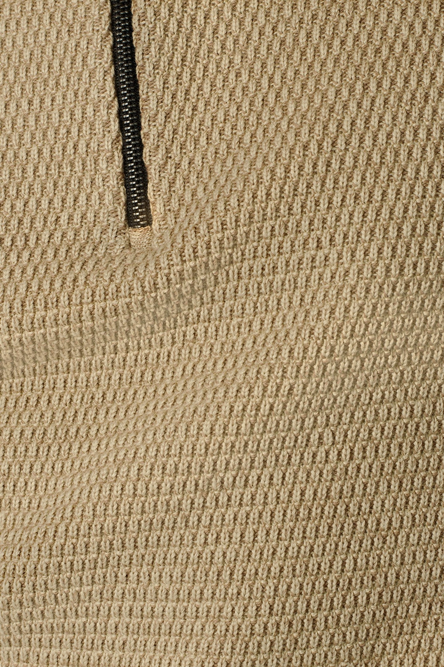 PULLOVER HALF ZIPPER 2 COLOURED MELANGE CEMENT 7