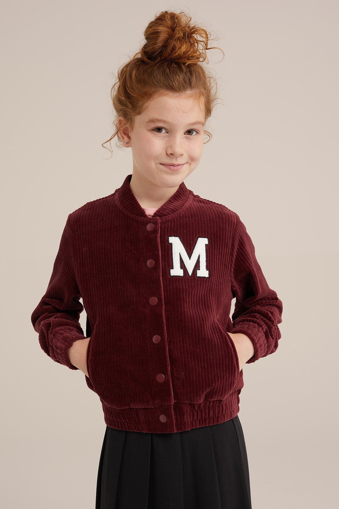 BOMBER BURGUNDY RED 1