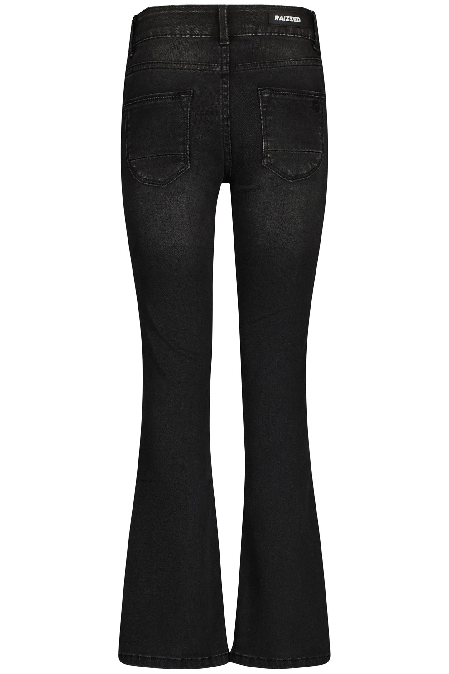 GIRLS MELBOURNE PATCHED ON POCKETS JEANS DARK GREY STONE 2