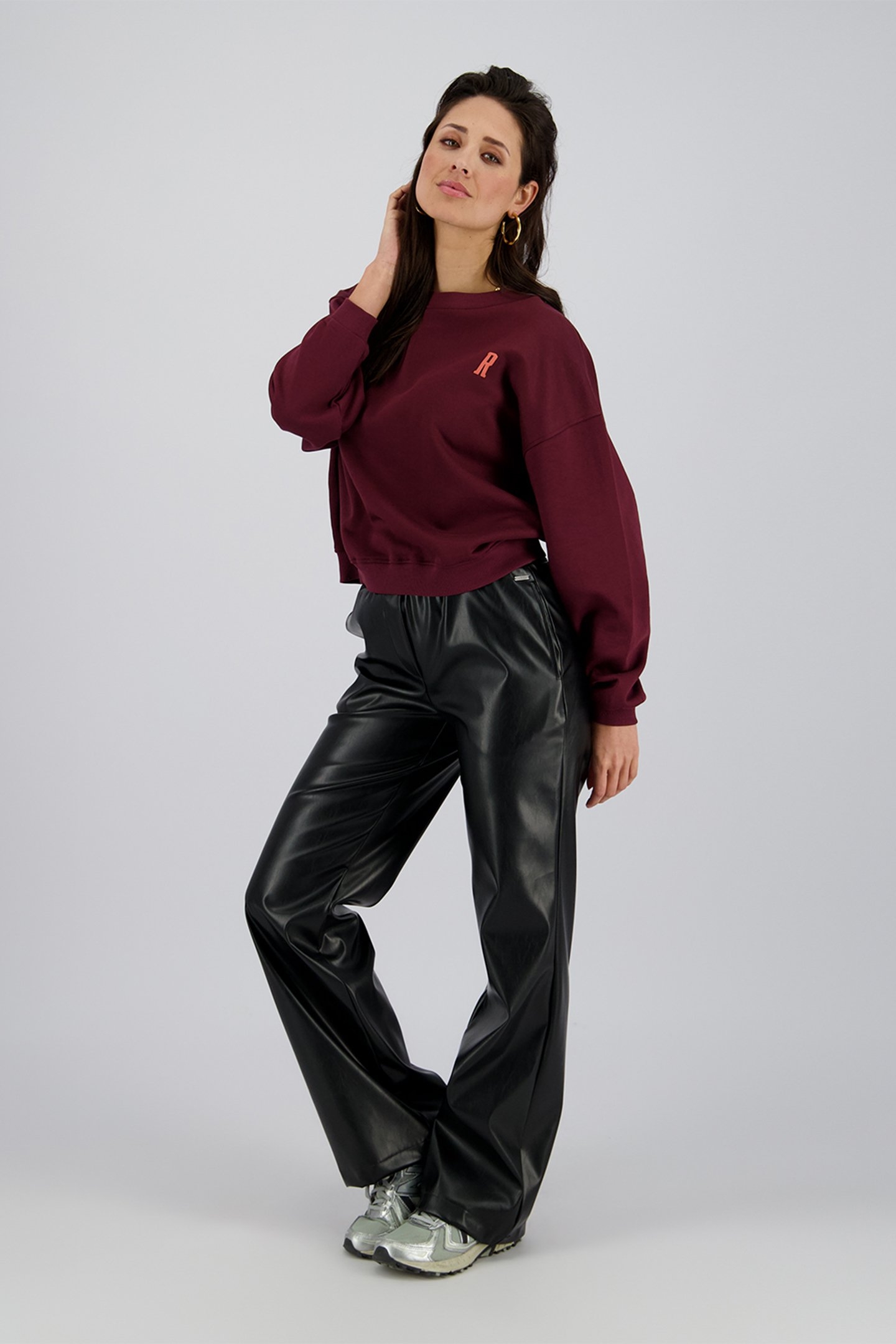 RUBIE SWEATERS SANGRIA RED 5