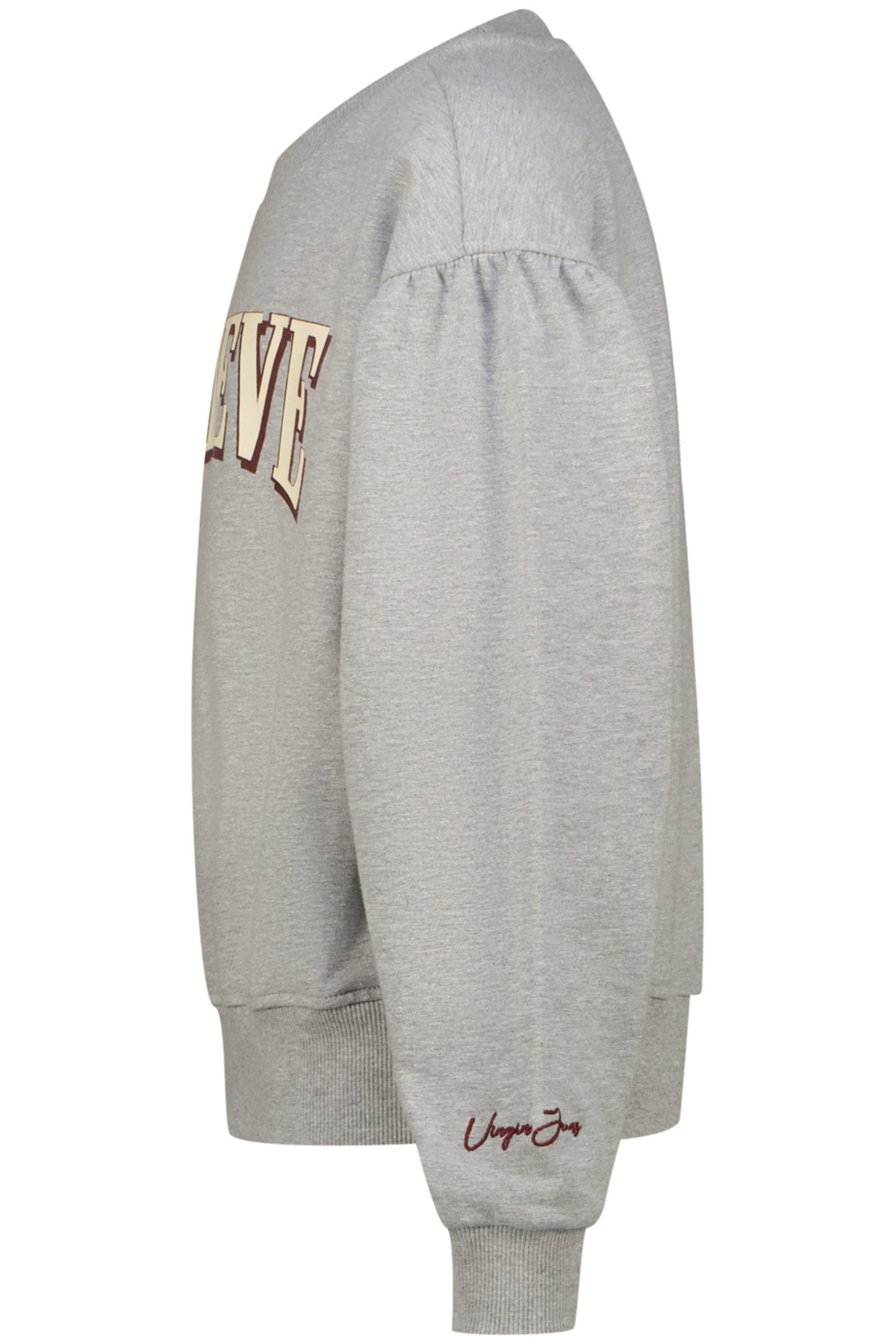 GIRLS NORAN SWEATER LIGHT GREY MELEE 3