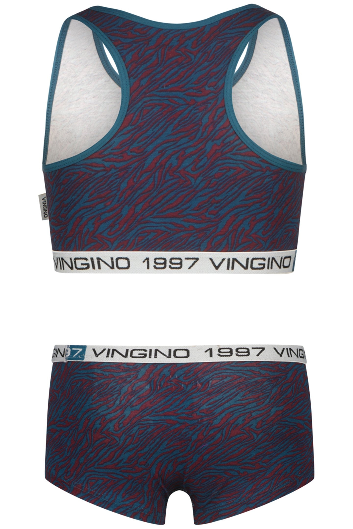 GIRLS G-WO25-8 ZEBRA RACER SET 2 PACK UNDERWEAR & SLEEPWEAR  2