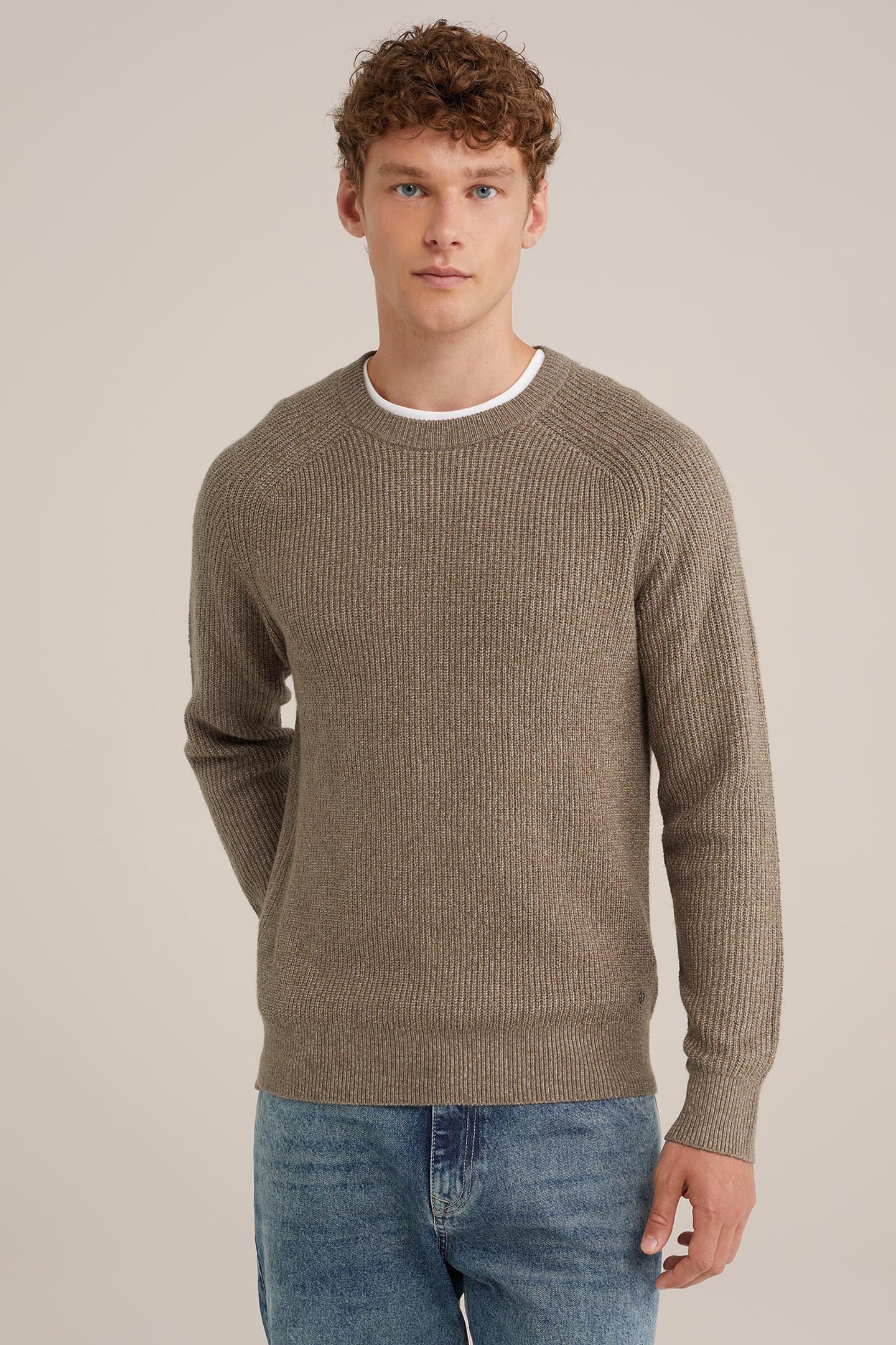 PULLOVER LIGHT BROWN 1