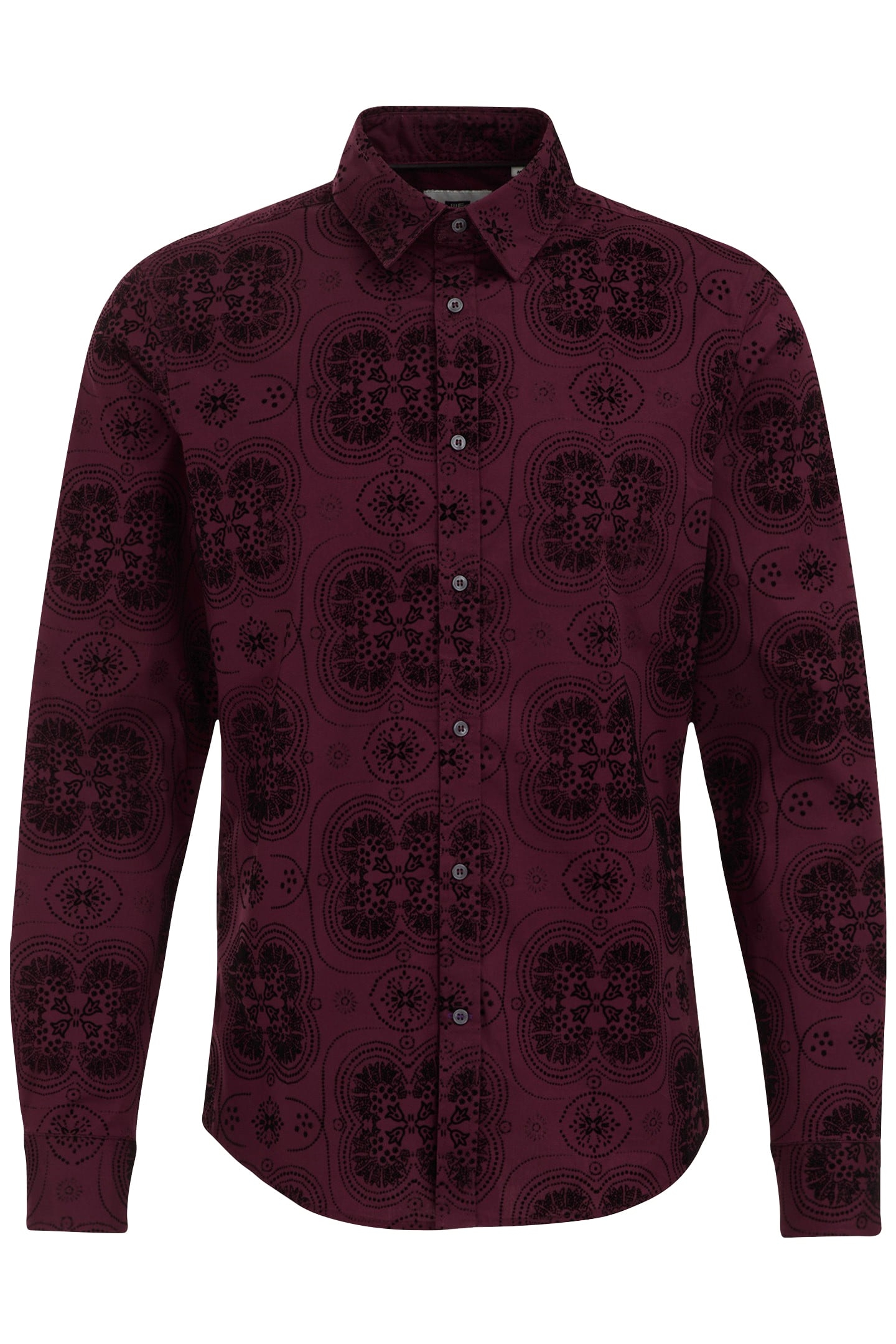 SHIRT BURGUNDY RED 4