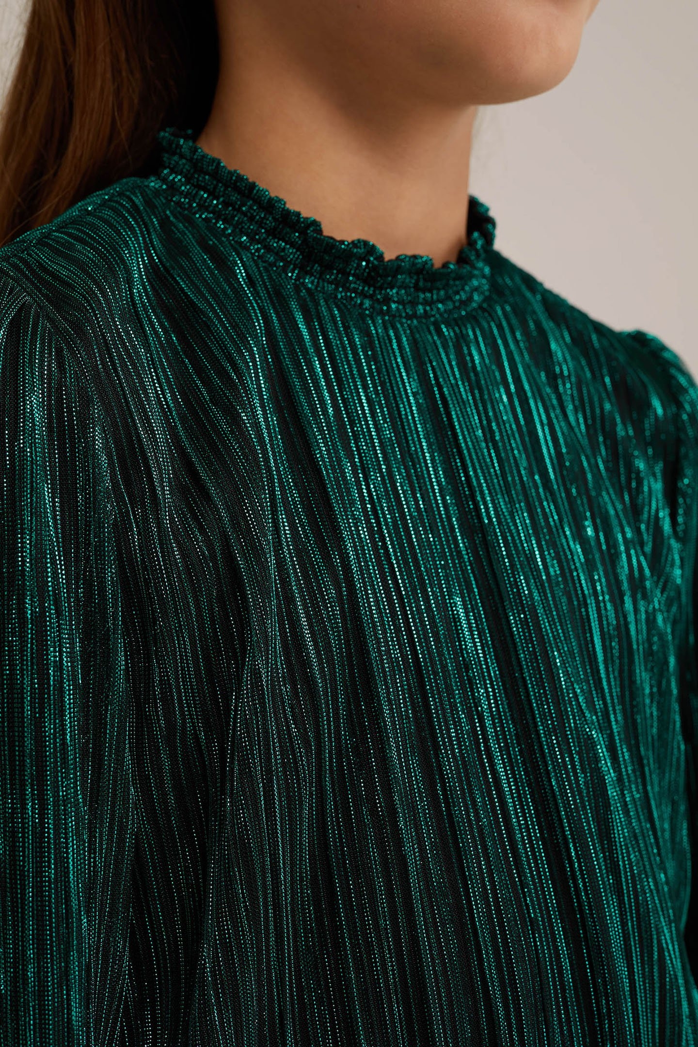 DRESS MID LENGTH DARK GREEN 5