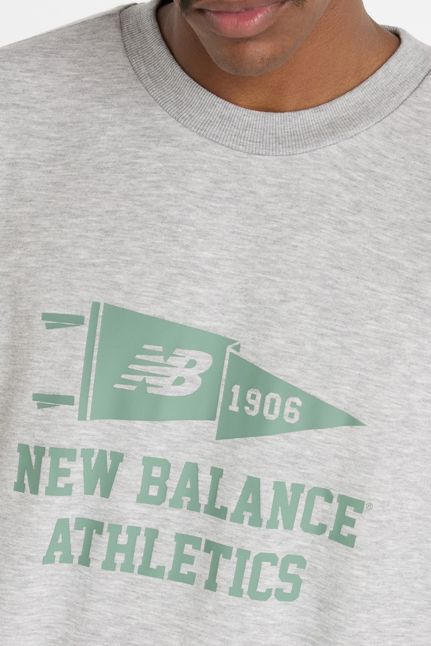 VARSITY PENNANT CREW ATHLETIC GREY 4