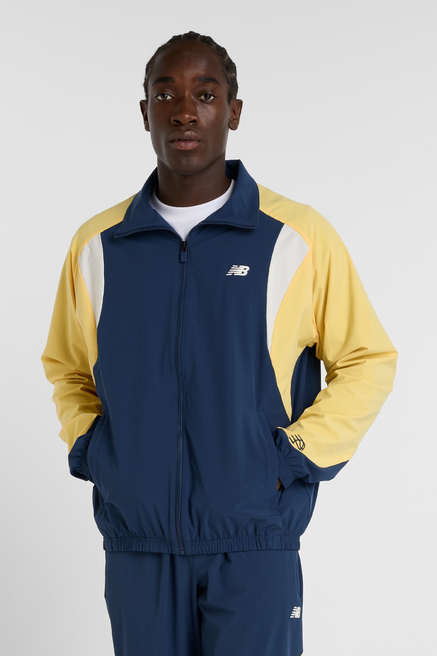 IN GAME WOVEN TRACK JACKET NAVY 1