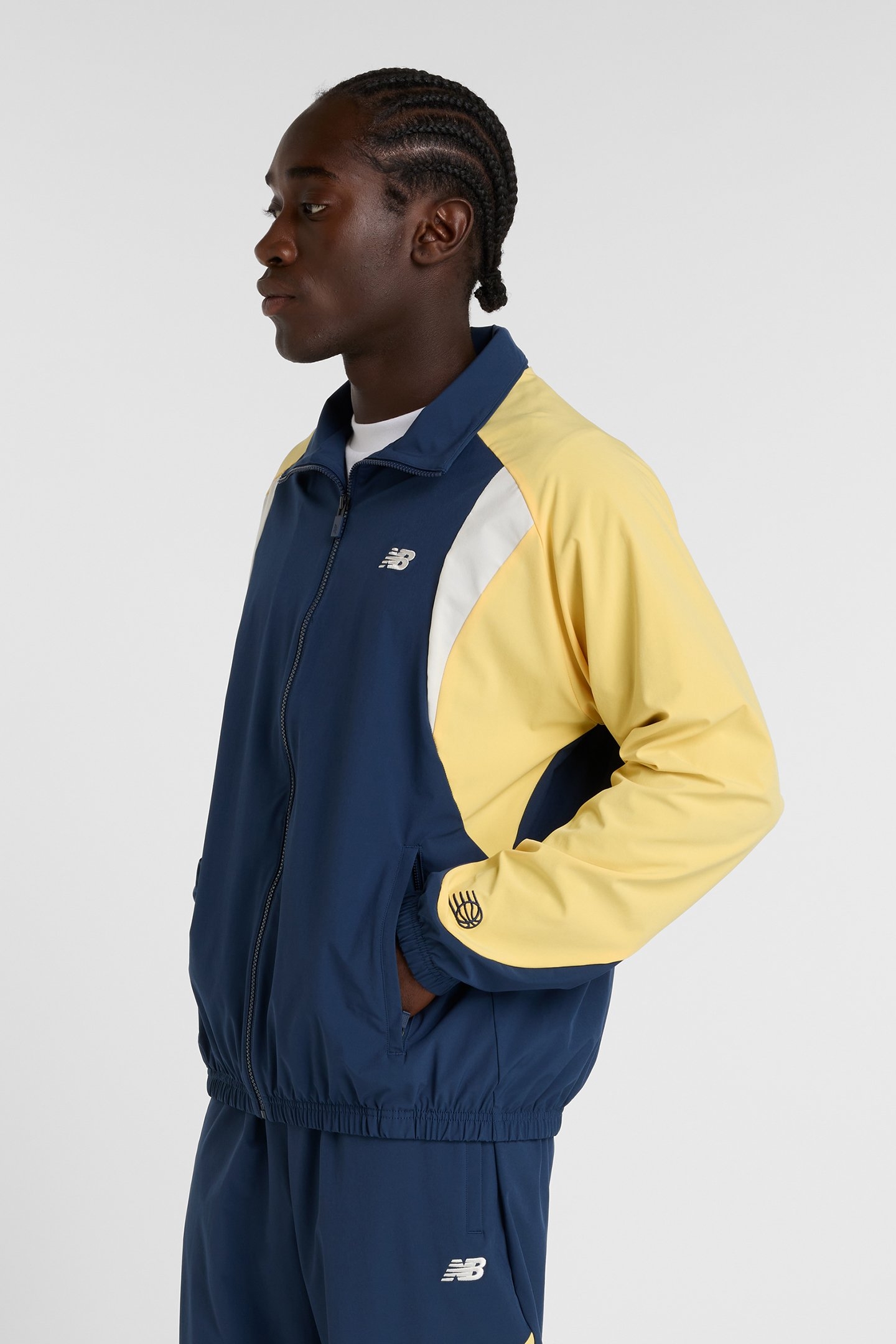 IN GAME WOVEN TRACK JACKET NAVY 3