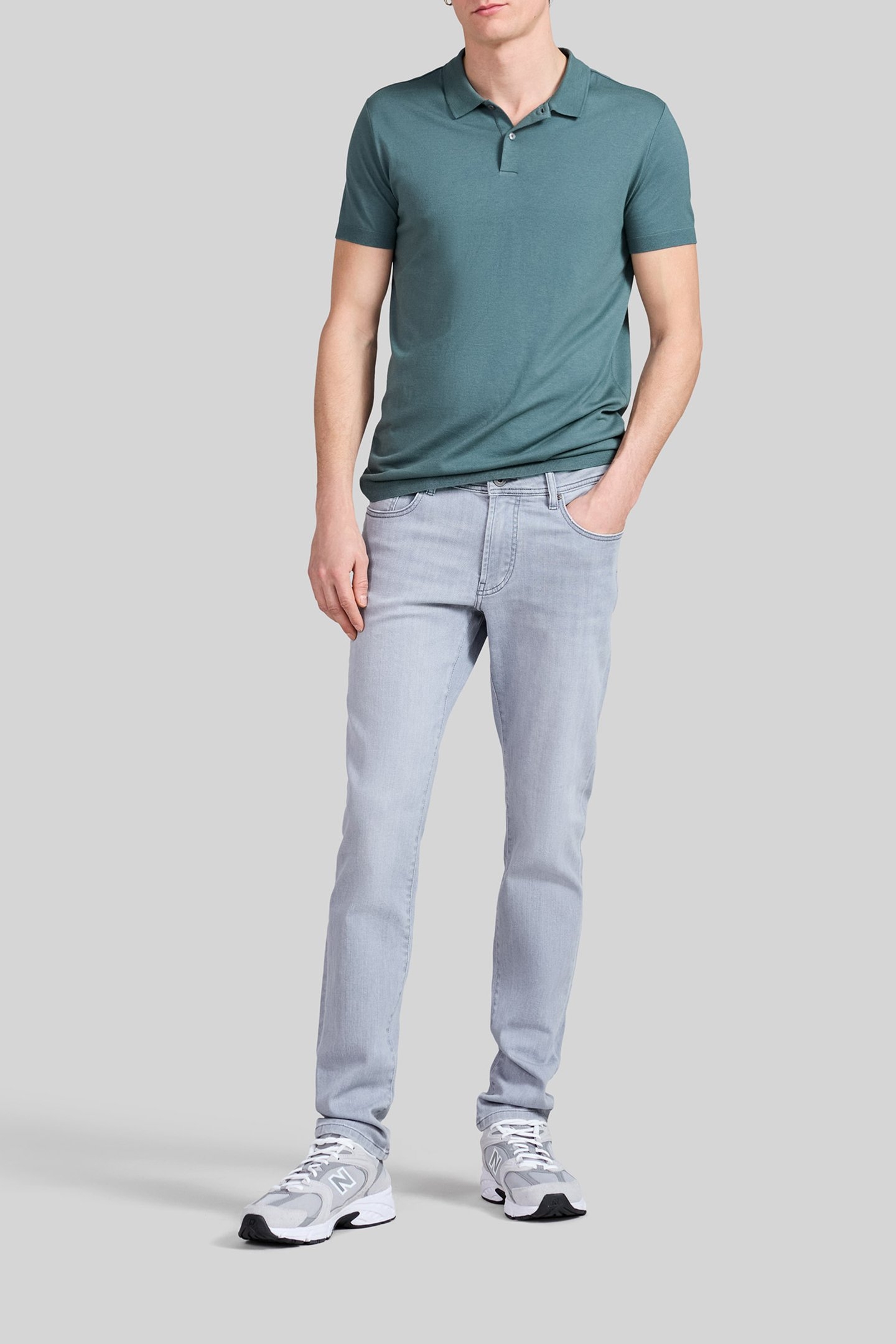 GREY BLUE WATERLESS SLIM JEANS BLUE 3