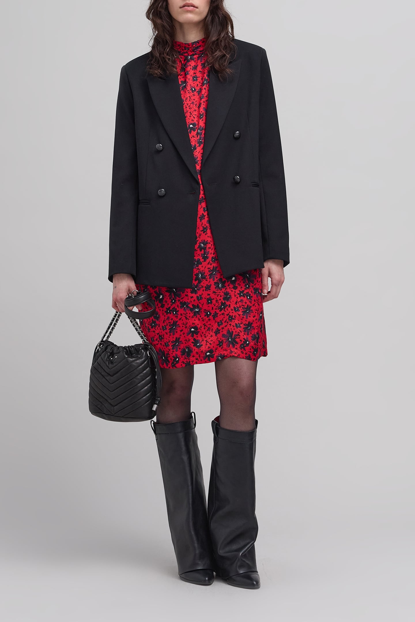 RED ROCK FLORAL PRINT DRESS VERMILLON 5