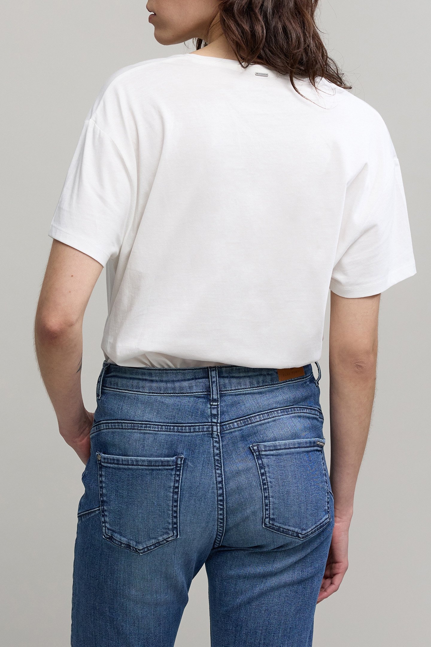 WHITE ORGANIC COTTON TEE-SHIRT OFF-WHITE 2