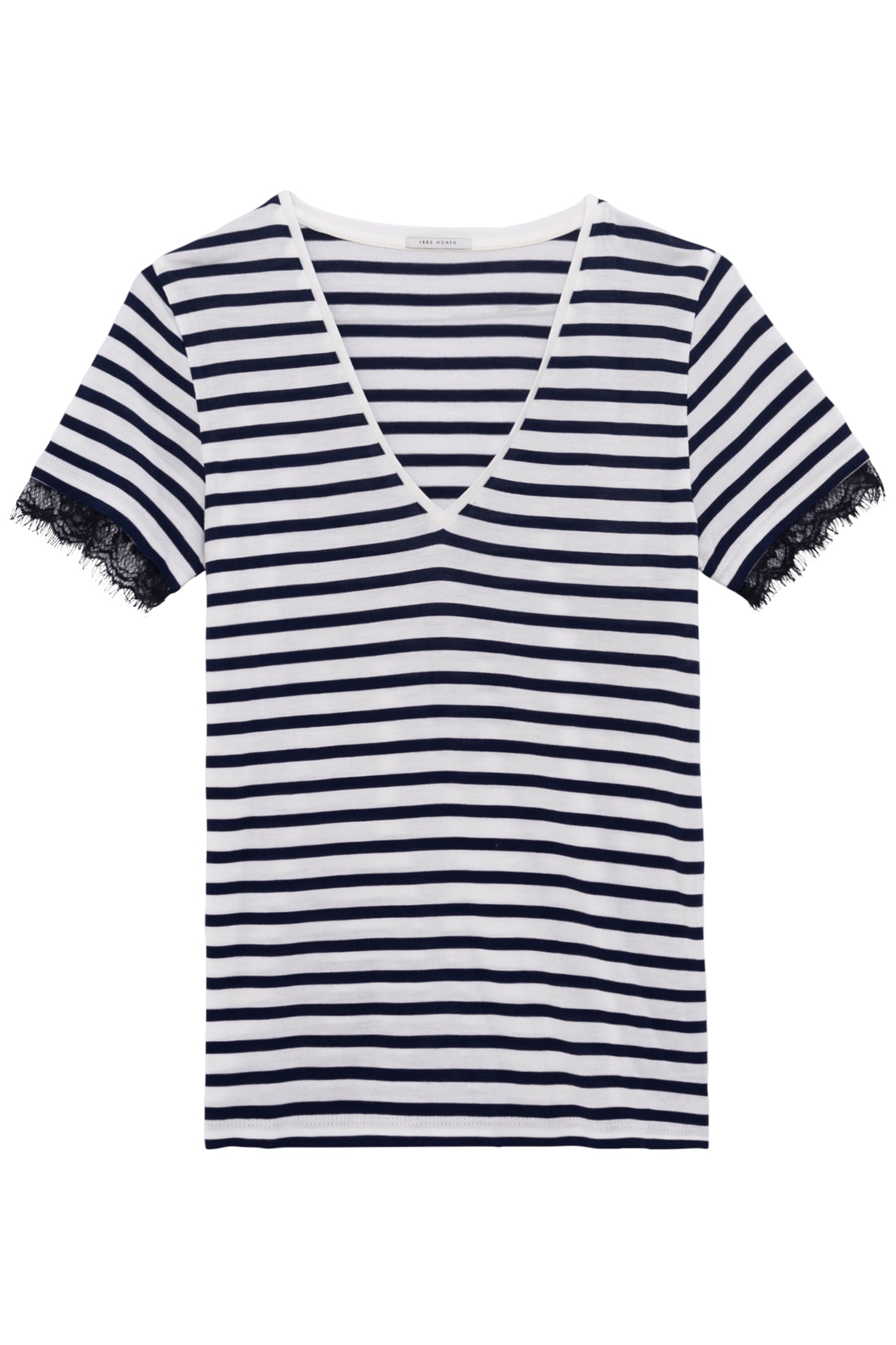 SHORT-SLEEVED LACE SAILOR T-SHIRT NAVY 4