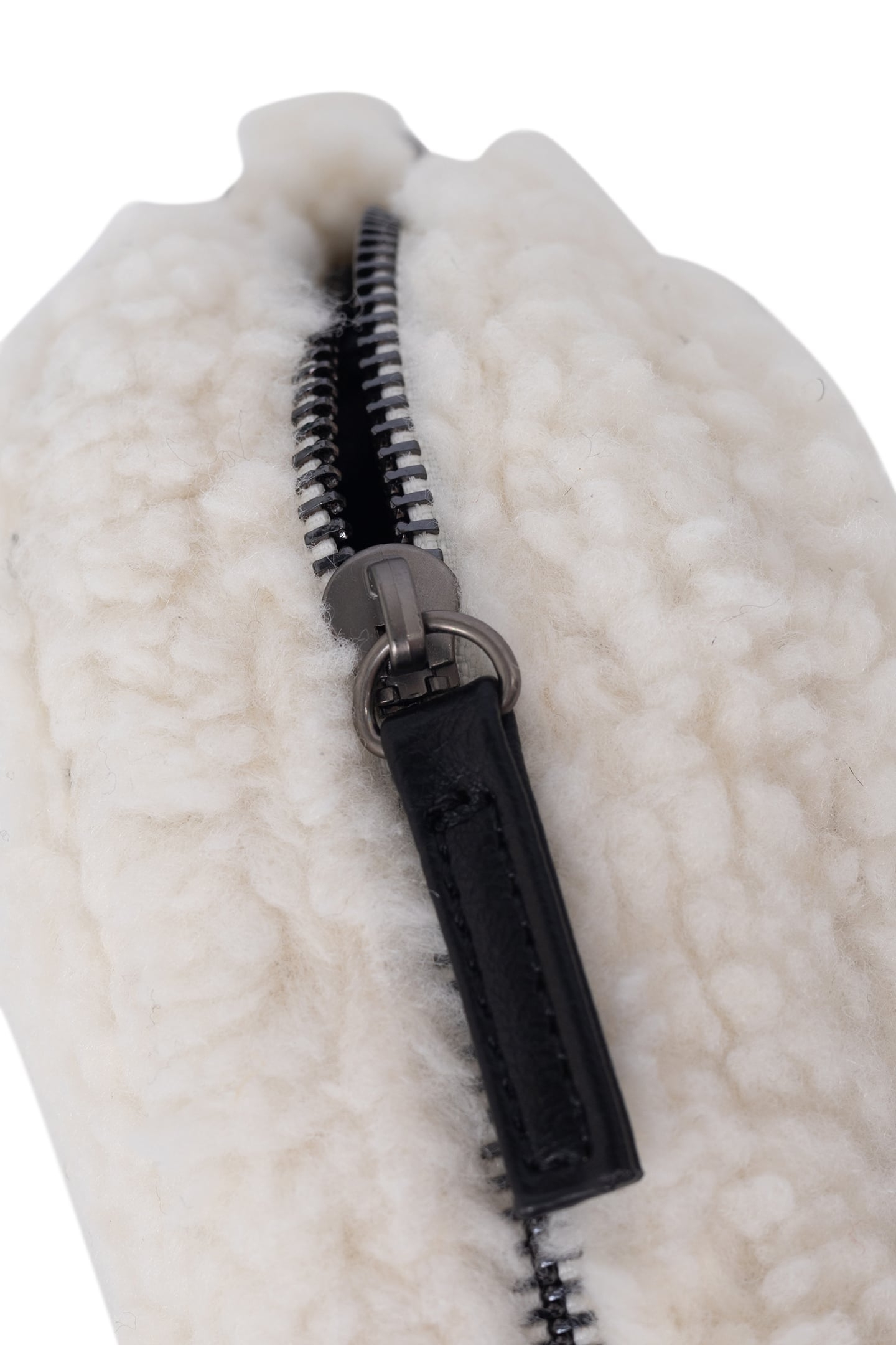 GIRL’S ECRU SHERPA RECYCLED BAG WITH LIGHTNING BADGE 6