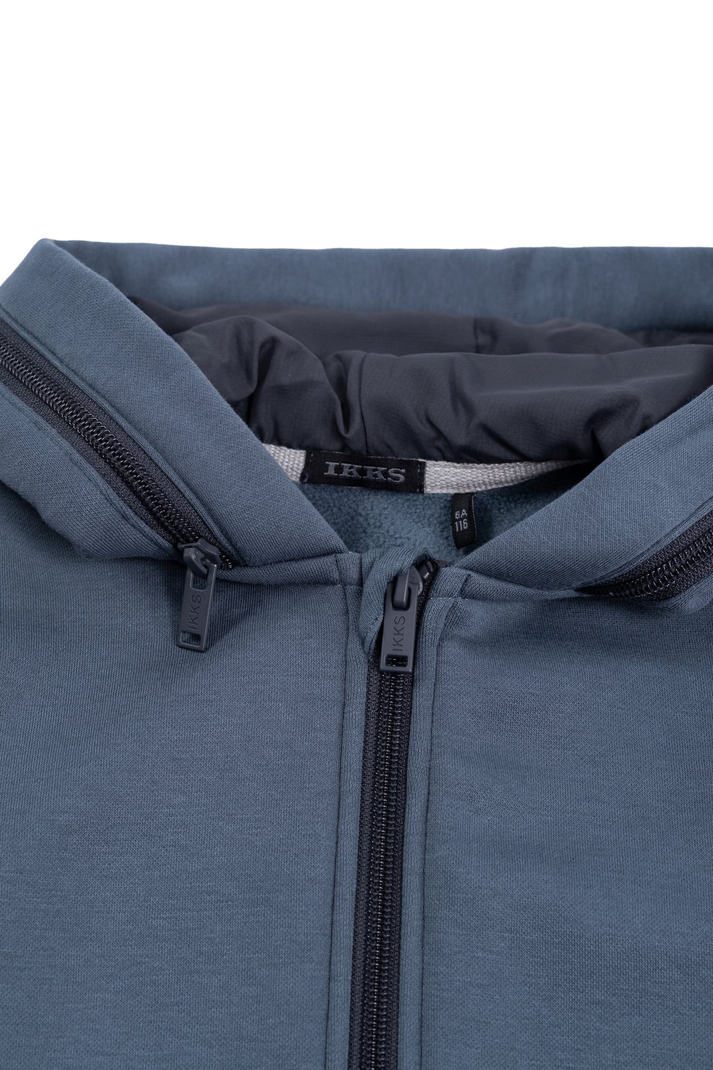 BOY'S BLUE ZIPPED HOODED CARDIGAN 3