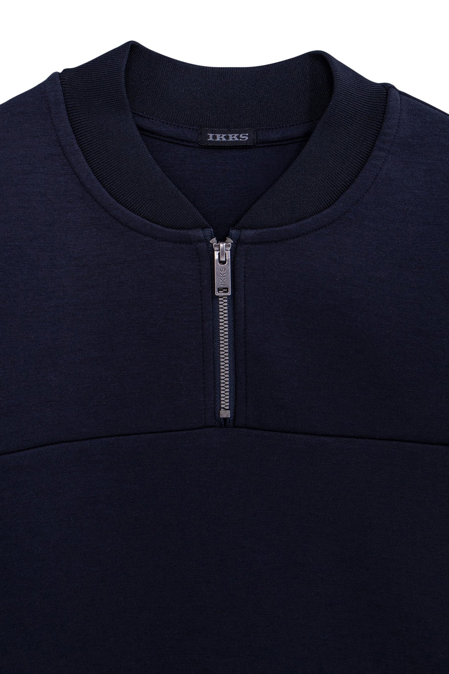 BOY'S NAVY TEDDY-NECK SWEATSHIRT 5