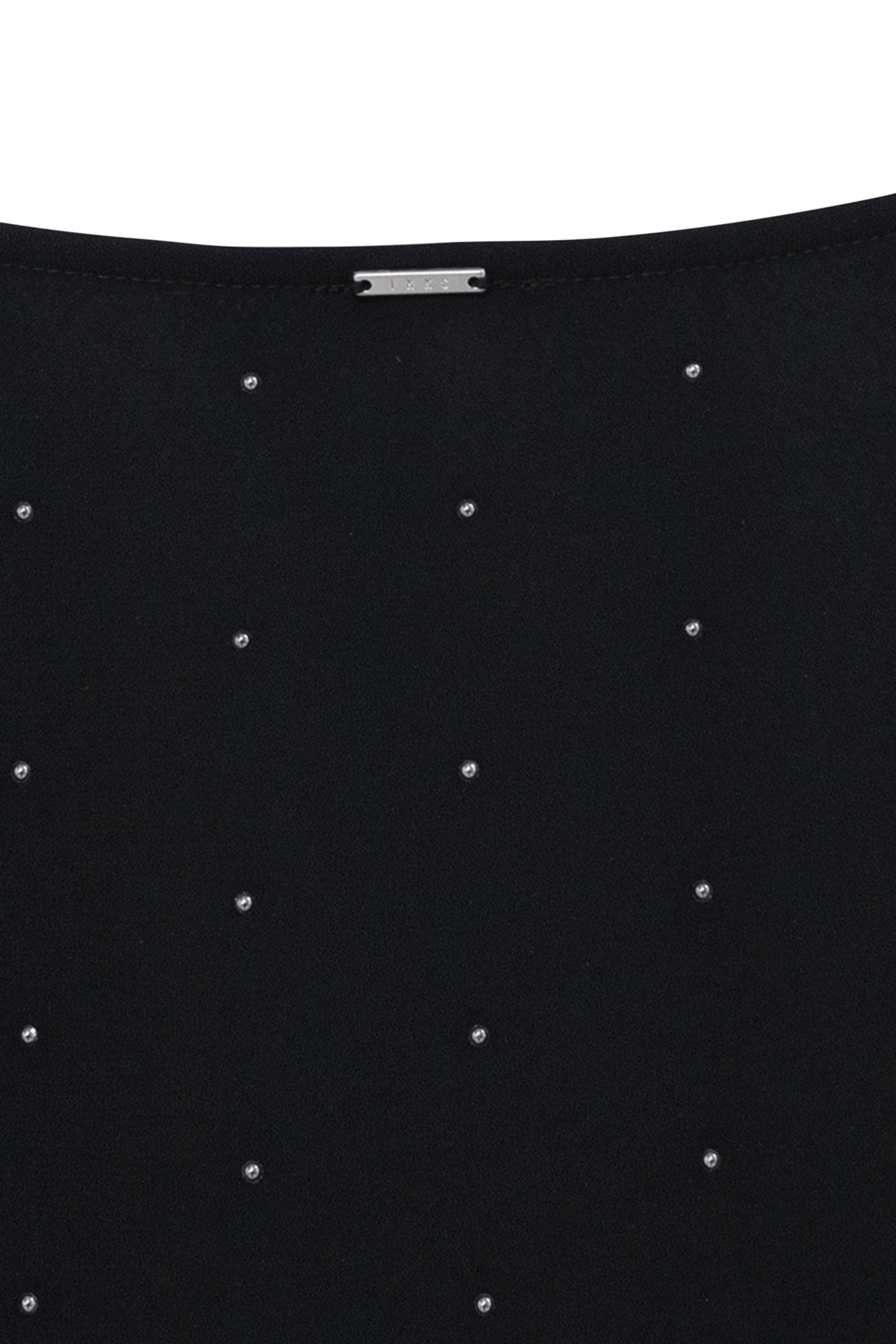 SHORT BLACK DRESS WITH STUD DECORATION 6