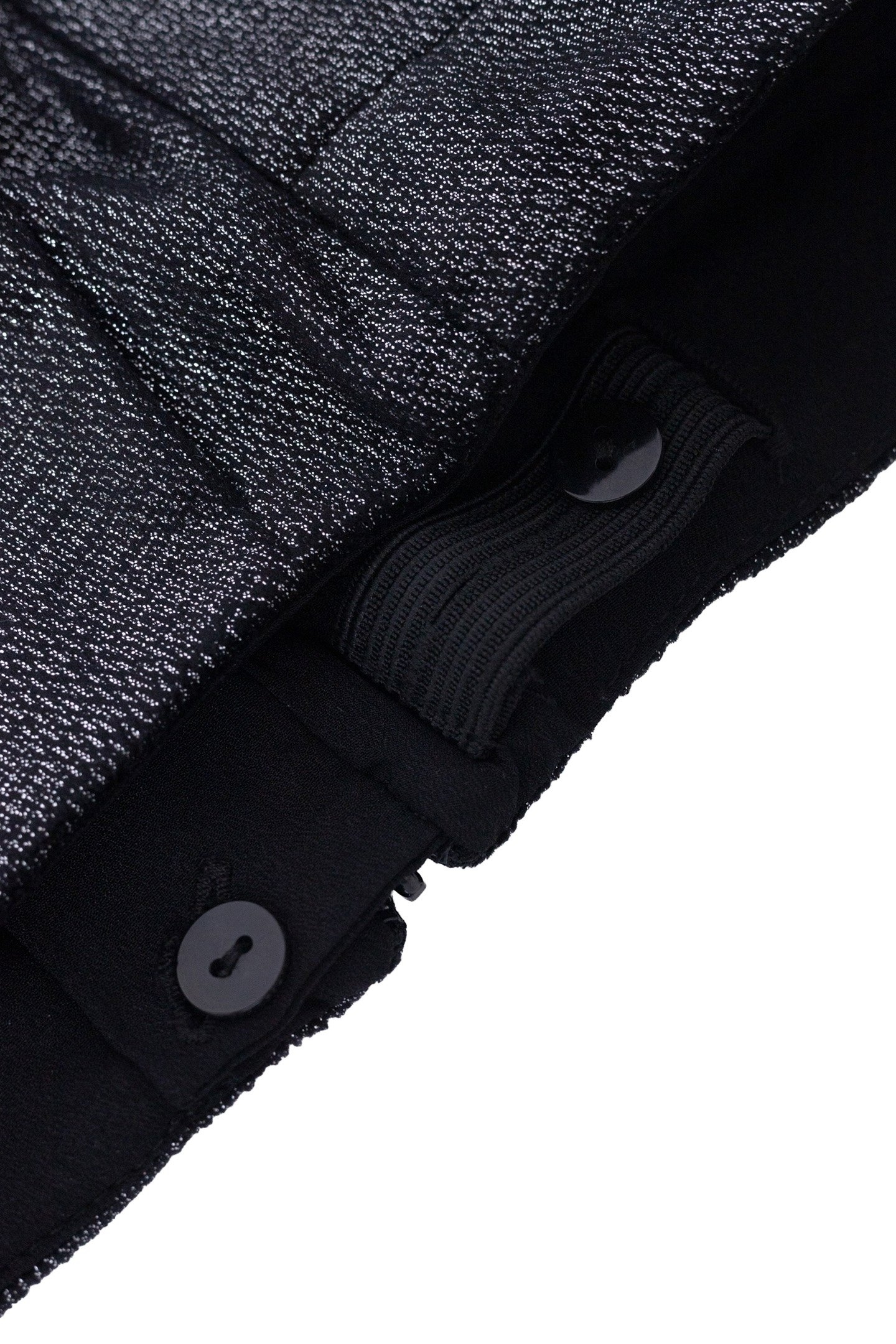 BLACK IRIDESCENT SHORTS 4