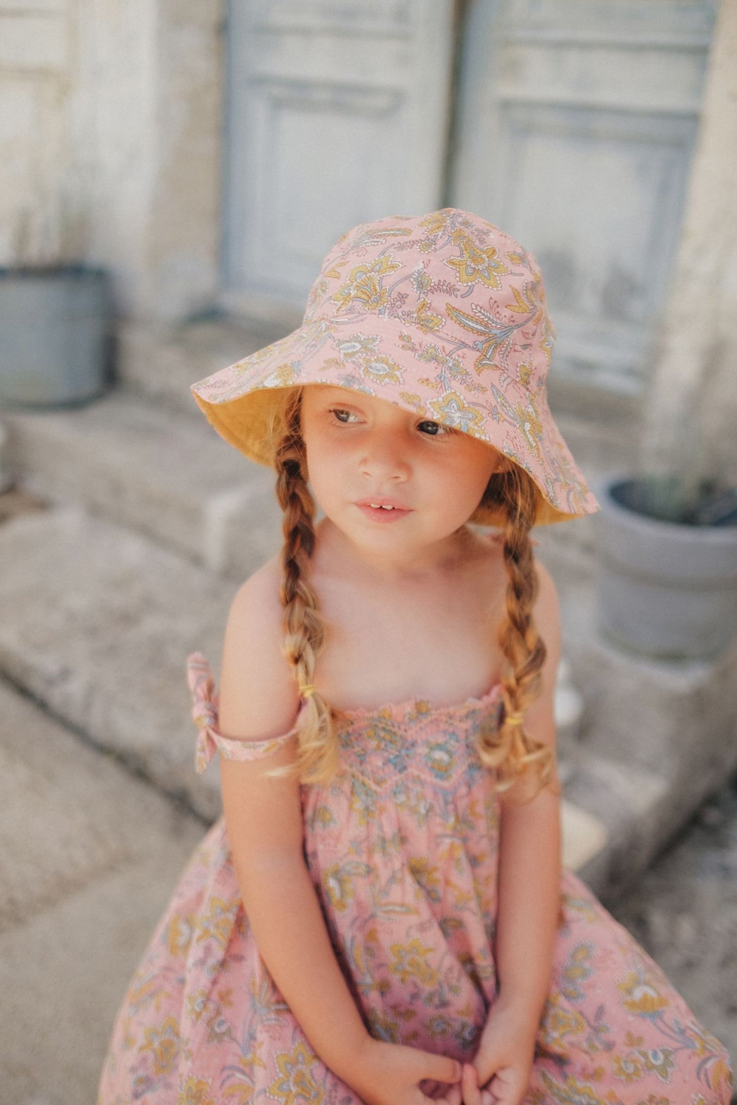 SUN HAT GRANIMA PINK RIVIERA 1