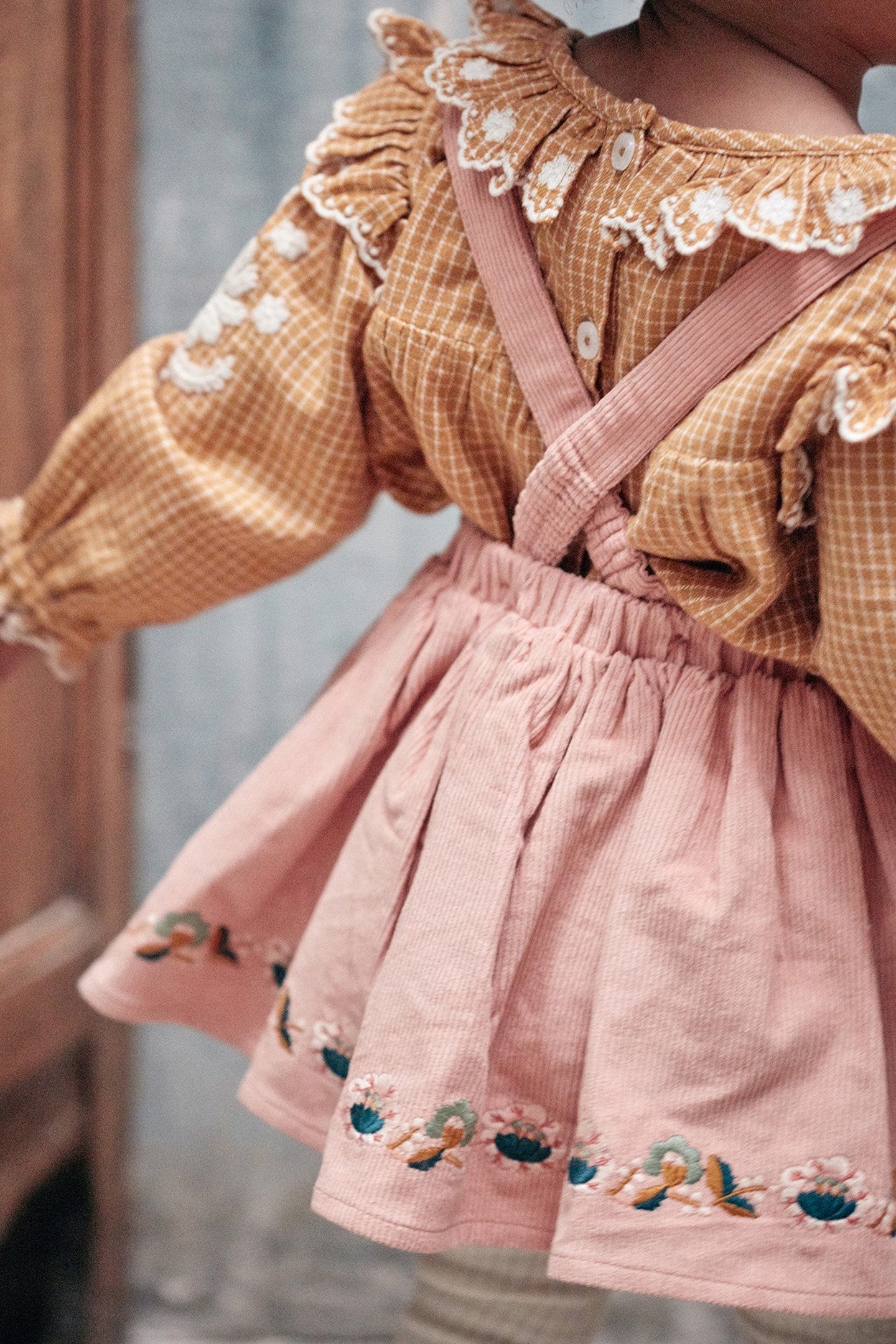 SHORT SKIRT CARINA LIGHT SIENNA 6